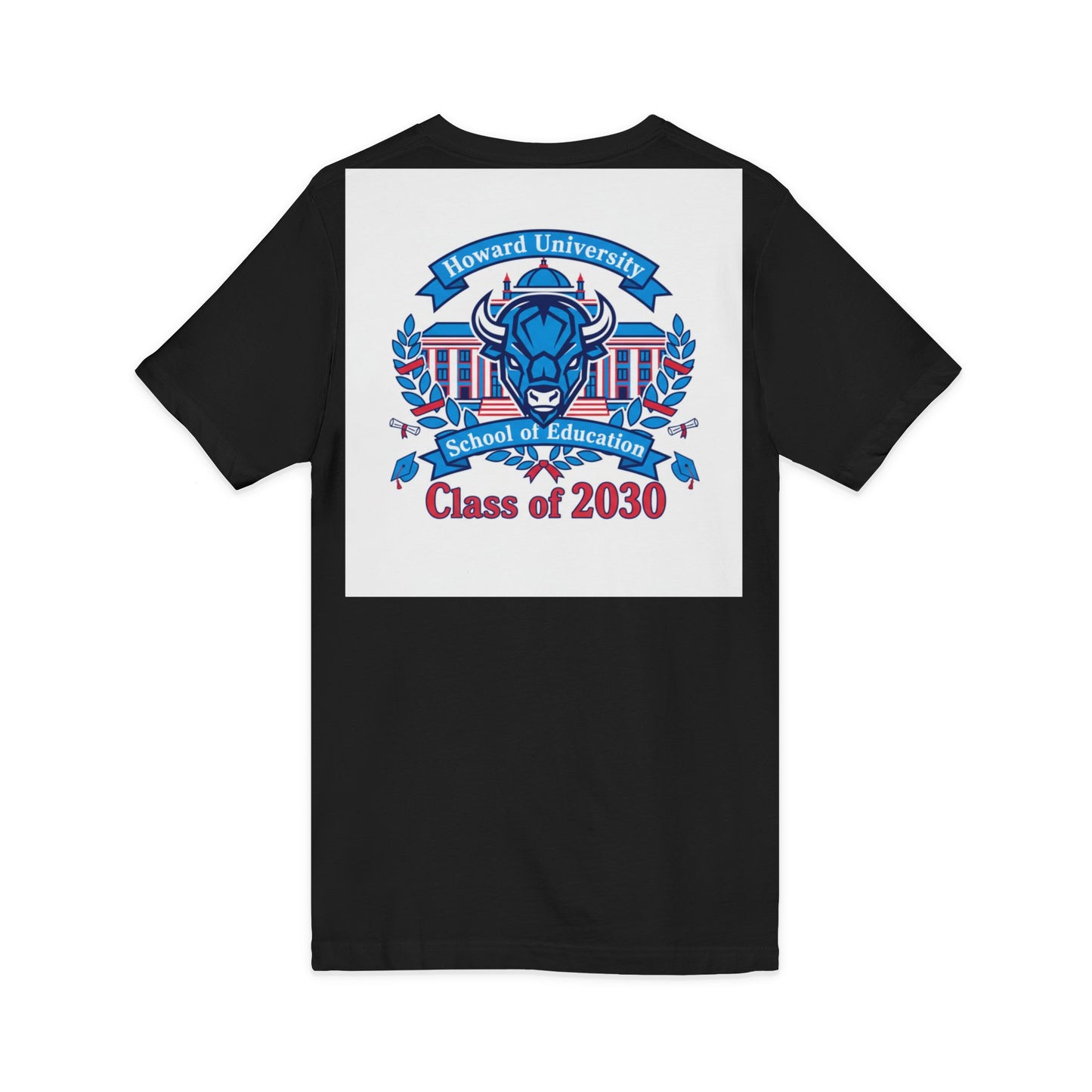 Howard University Class of 2030 Unisex V-Neck T-Shirt | The Mecca Incoming Class Tee