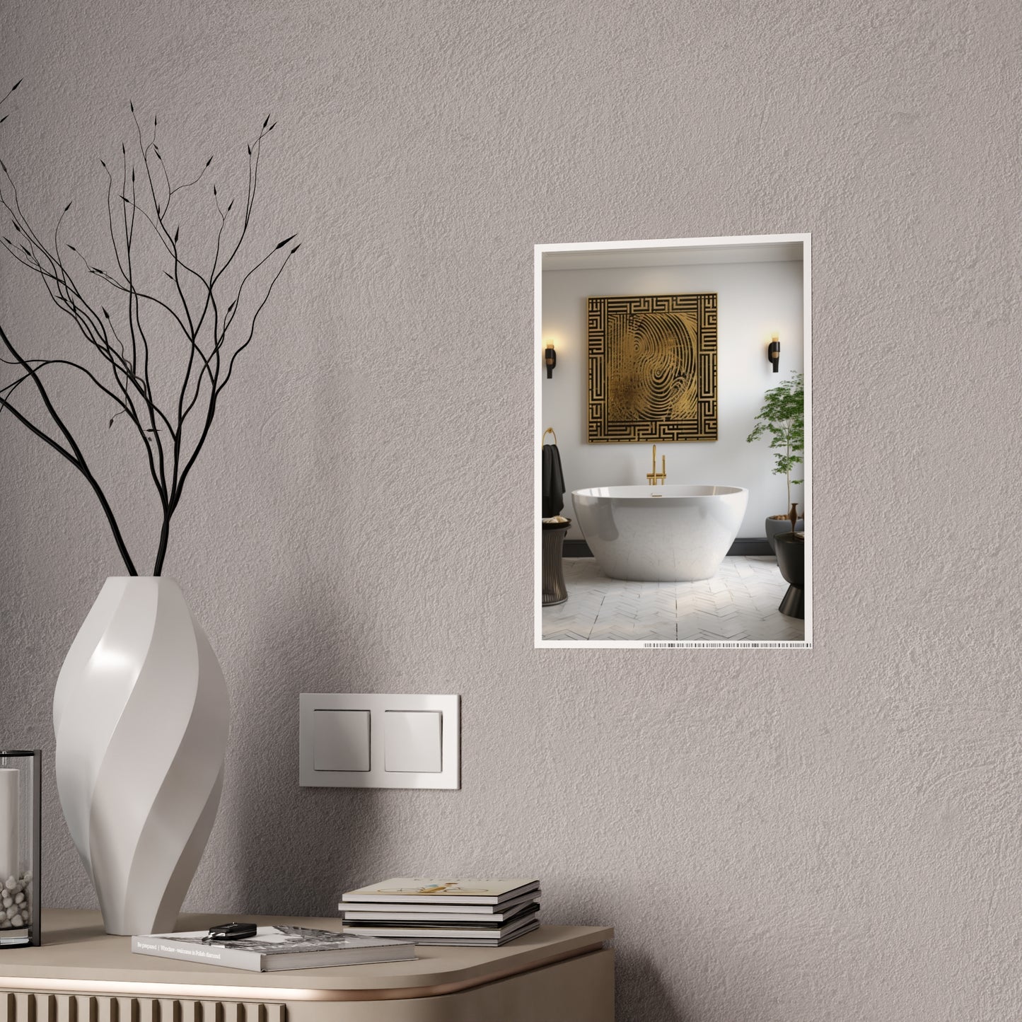 Cultural Elegance Bathscapes Poster Art