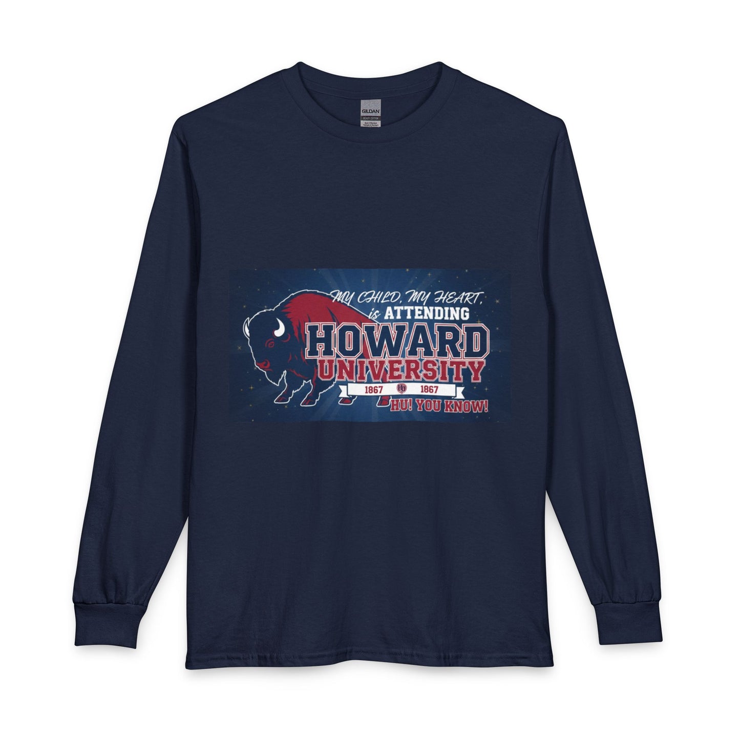 Howard University Pride Family Statement/Unisex Long Sleeve T-Shirt 6