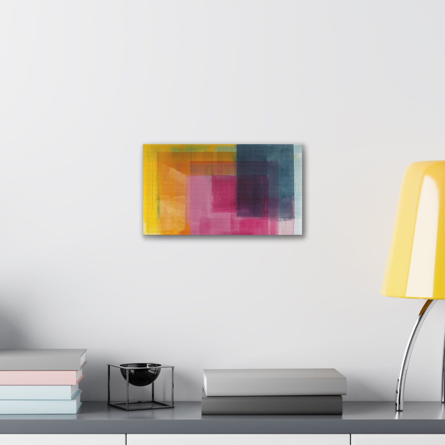 Primary Elegance: A Symphony of Sophistication Canvas Print