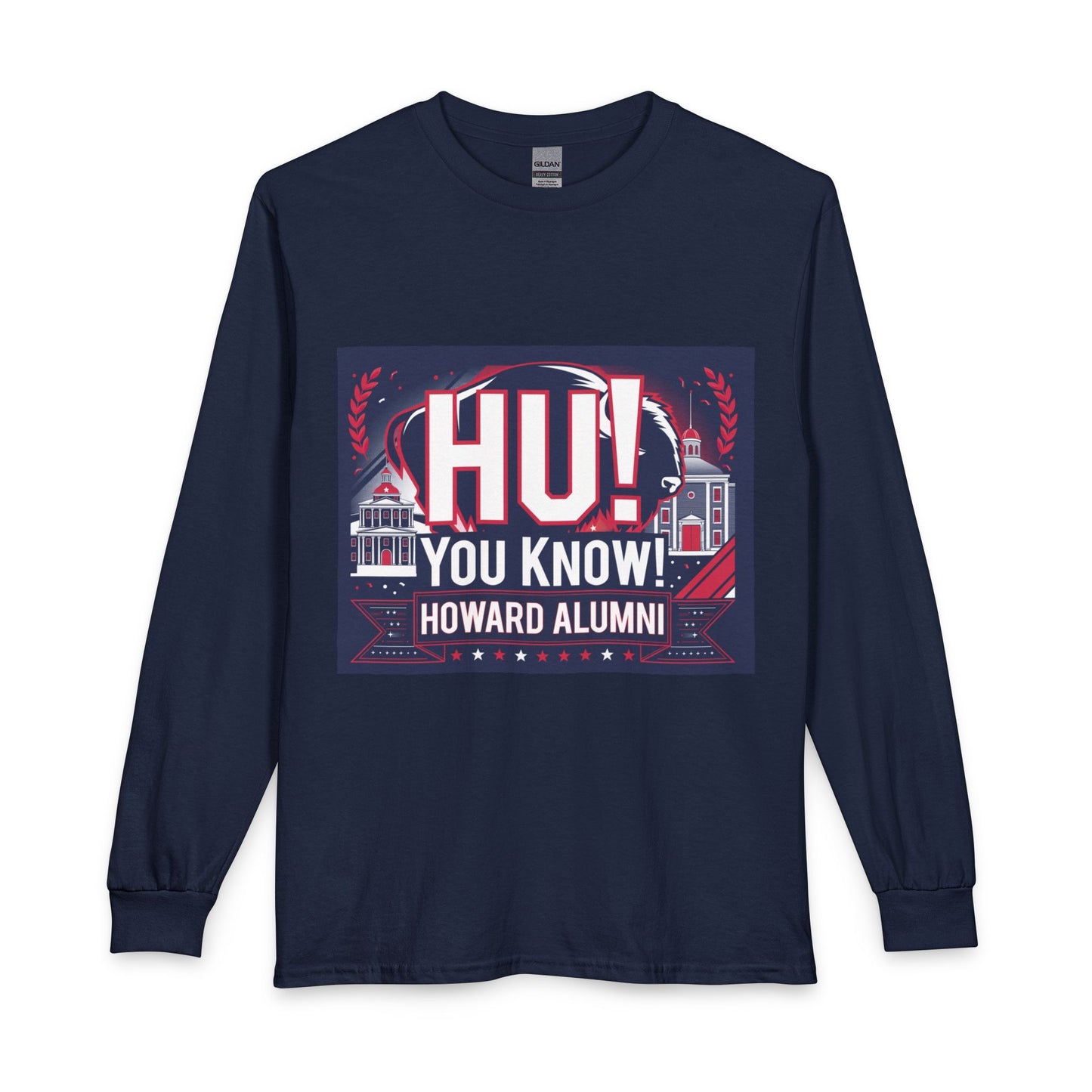 Howard University Heritage Reserve/Unisex Long Sleeve T-Shirt 4