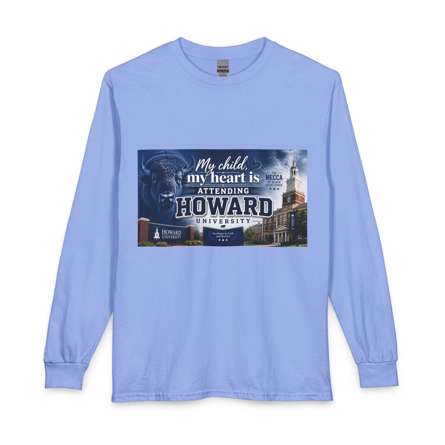 Howard University Pride Family Statement/Unisex Long Sleeve T-Shirt