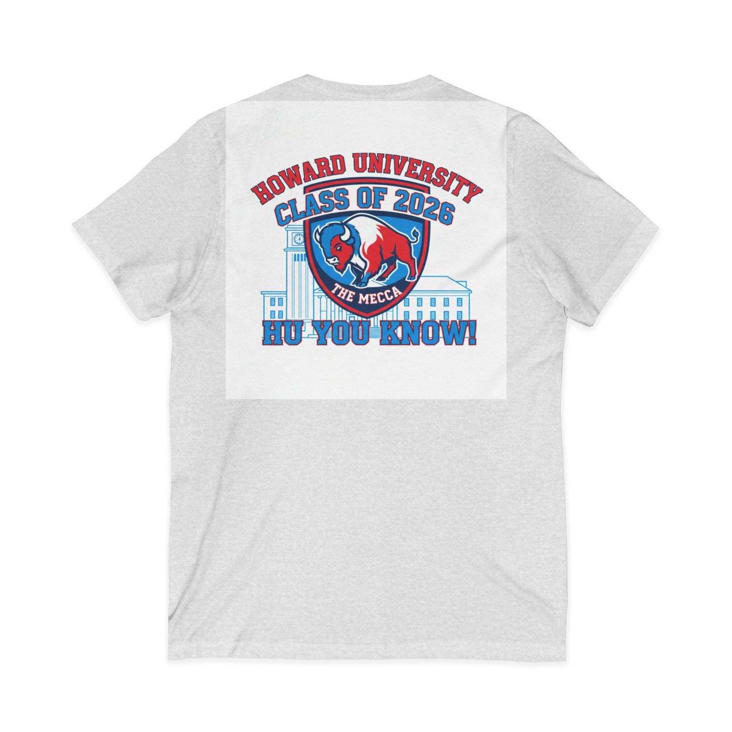 Howard University Class of 2026 Unisex V-Neck T-Shirt | The Mecca Incoming Class Tee