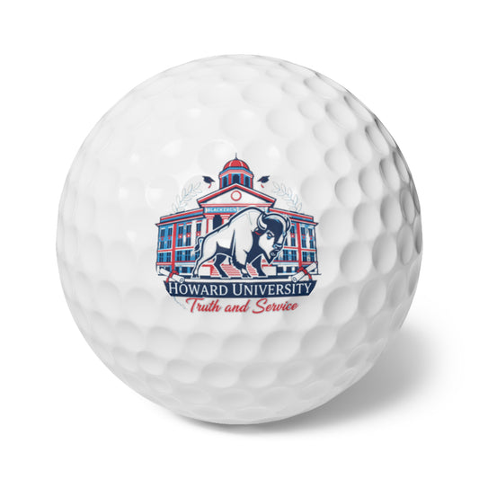 Howard University “The Yard Legacy” Golf Ball Set, 6 pcs 5