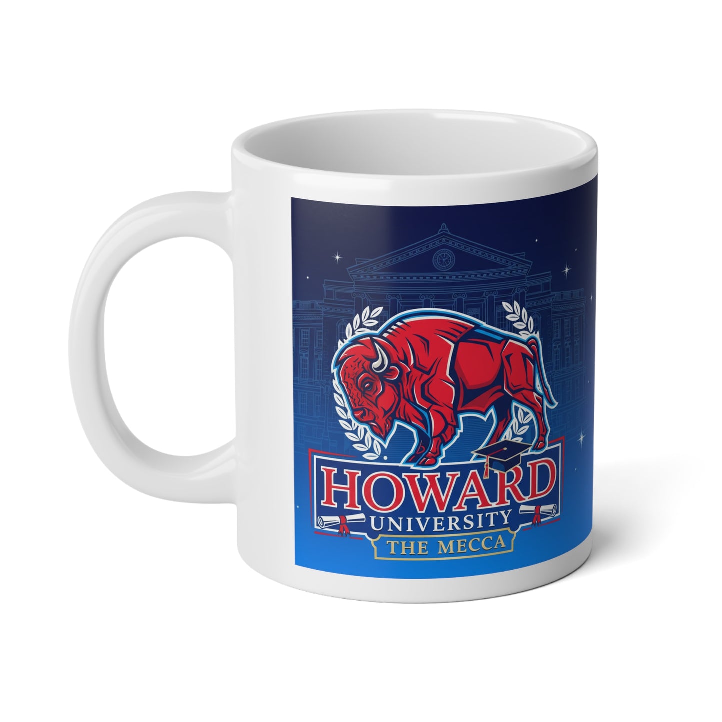 Howard Bison Heritage Mug – The Mecca Jumbo Mug, 20oz
