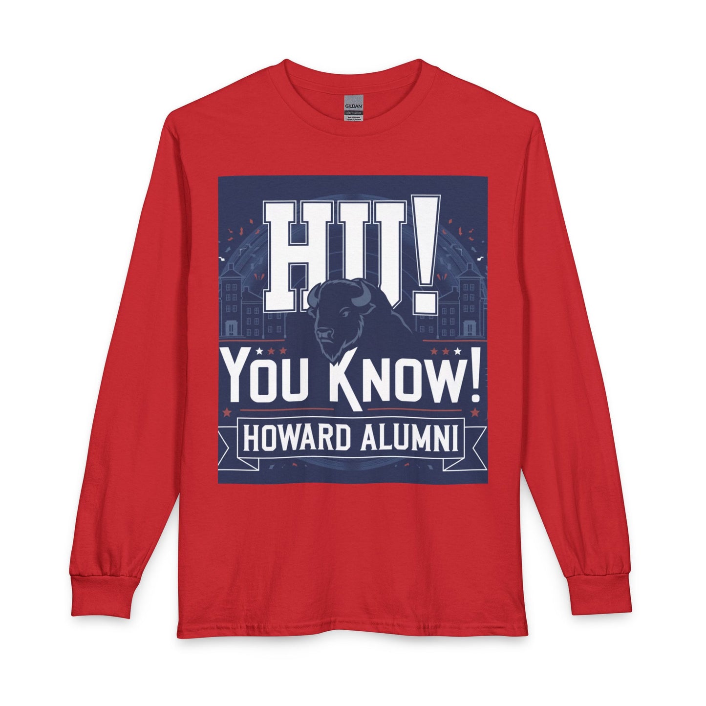 Howard University Heritage Reserve/Unisex Long Sleeve T-Shirt 6