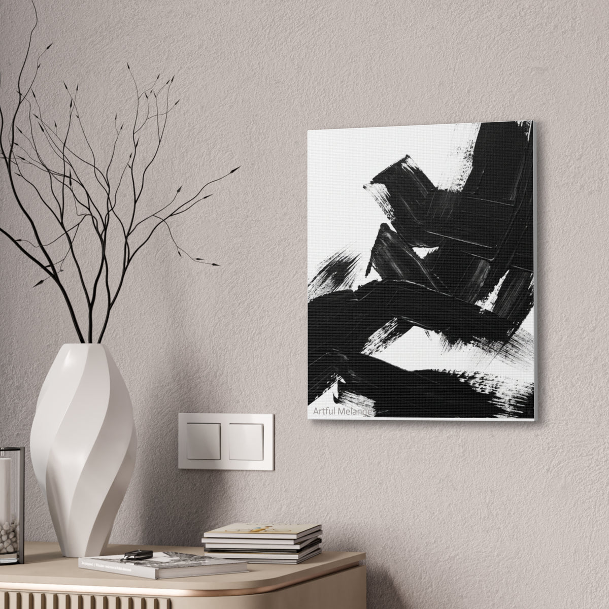 Acrylic Abstract Canvas Print - Richly Textured Artistry