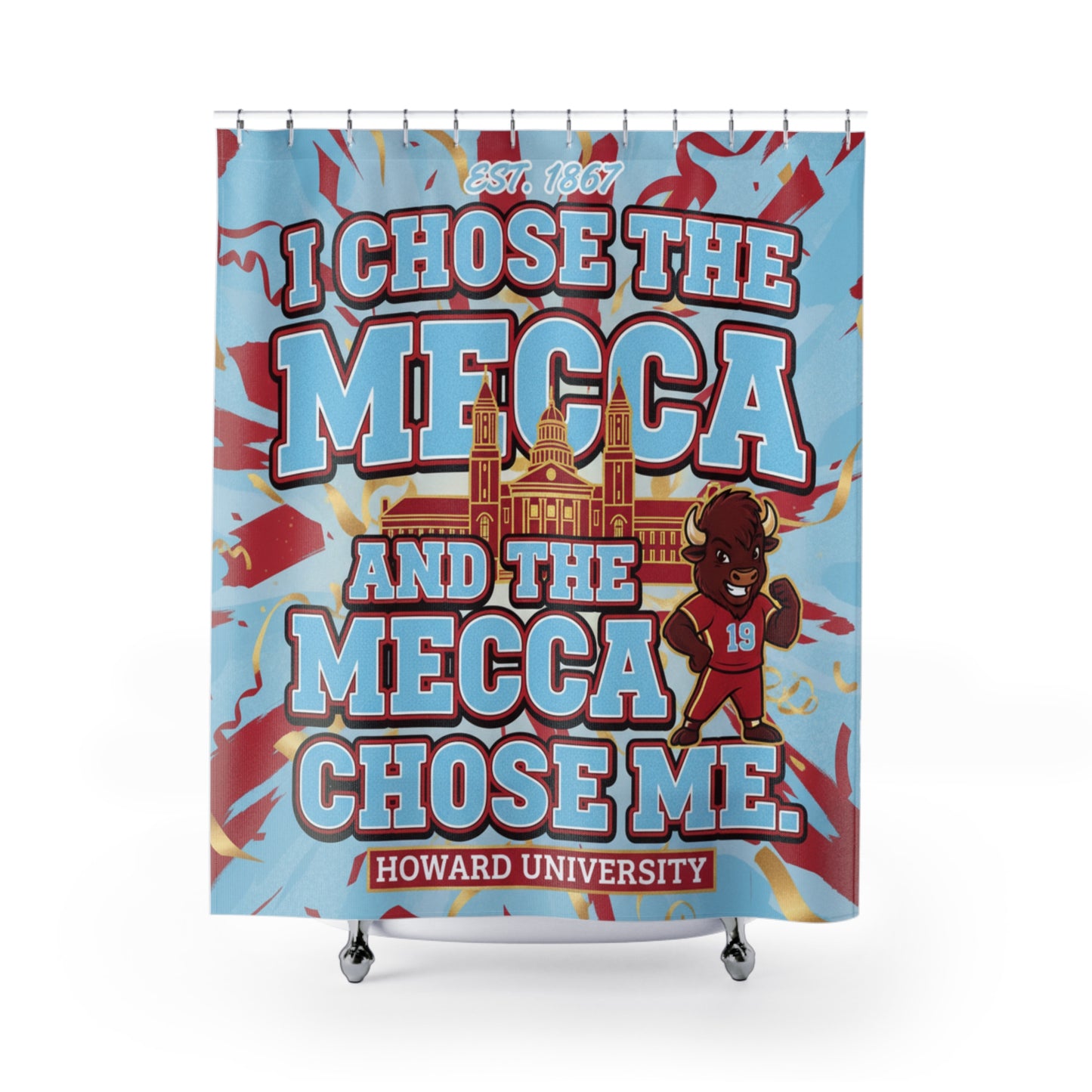 I Chose the Mecca and the Mecca Chose Me Shower Curtain 4