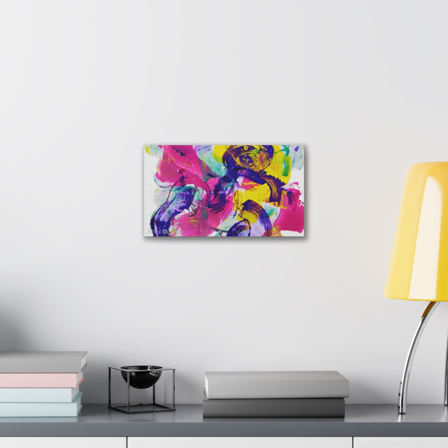 Primary Elegance: A Symphony of Sophistication Canvas Print