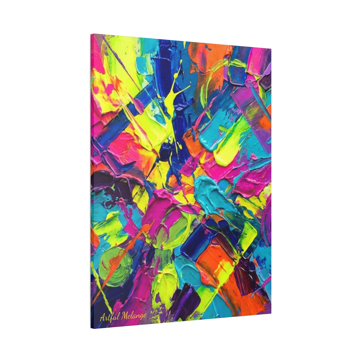Acrylic Abstract Canvas Print - Richly Textured Artistry
