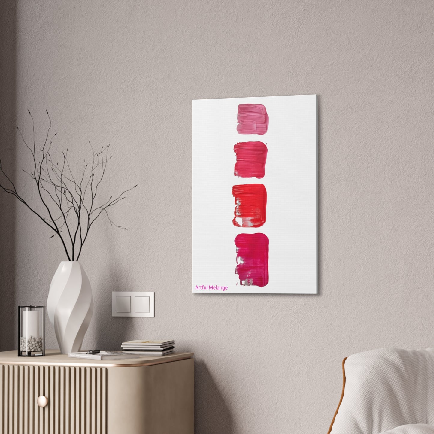 Acrylic Abstract Canvas Print - Richly Textured Artistry
