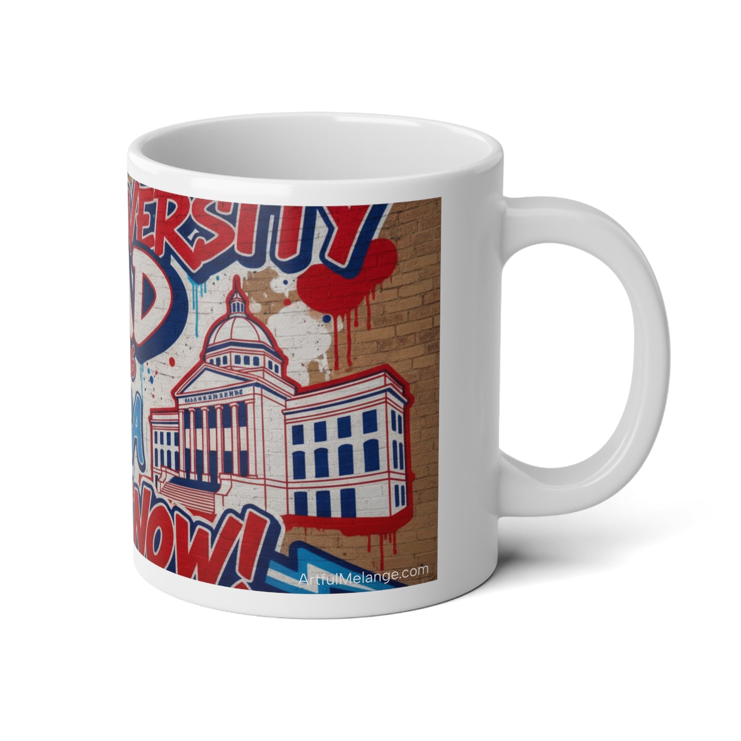 Howard University Class of 2026 Mug – The Mecca Bison Pride,Jumbo Mug, 20oz