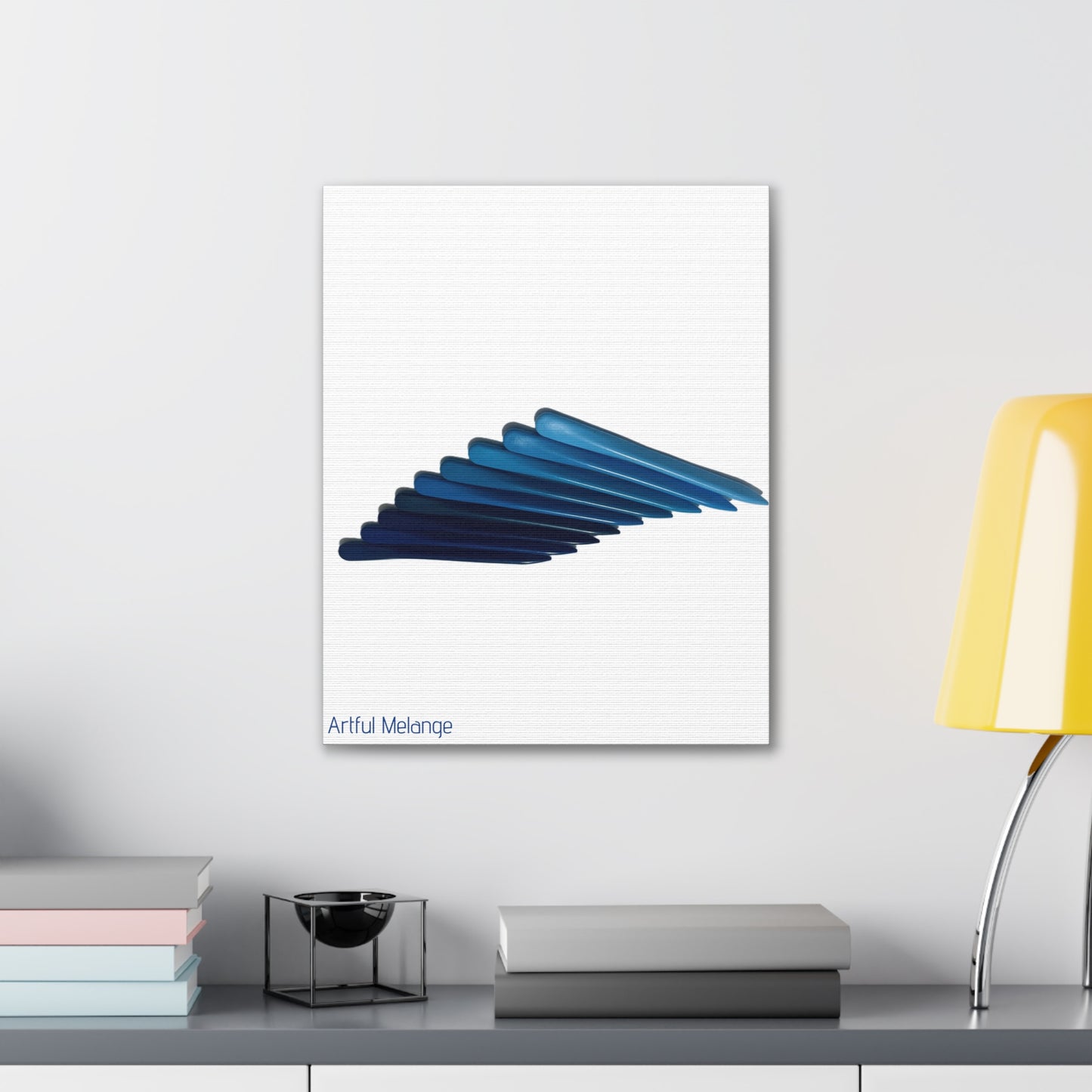 Spectrum Stacks: A Colorful Daydream in Posters and Canvas Prints/Vote Blue wave