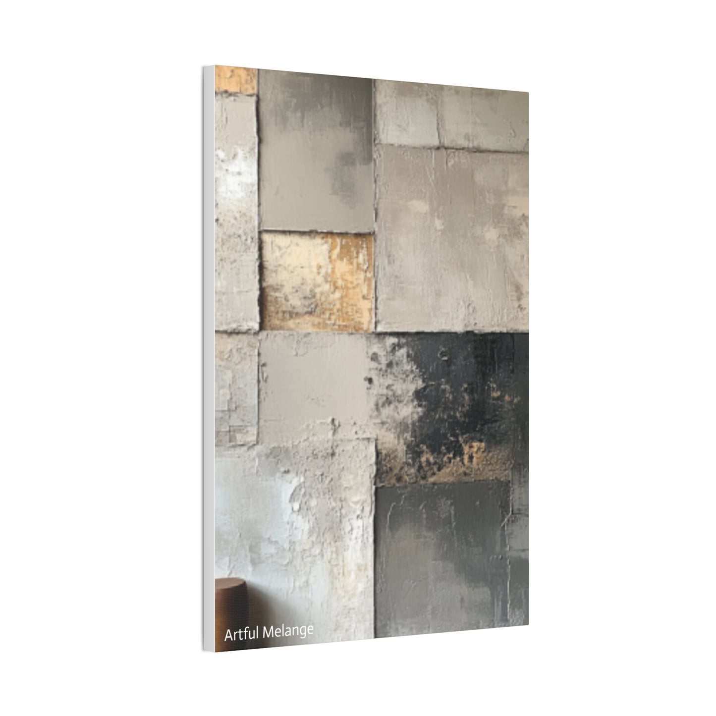 Acrylic Abstract Canvas Print - Richly Textured Artistry