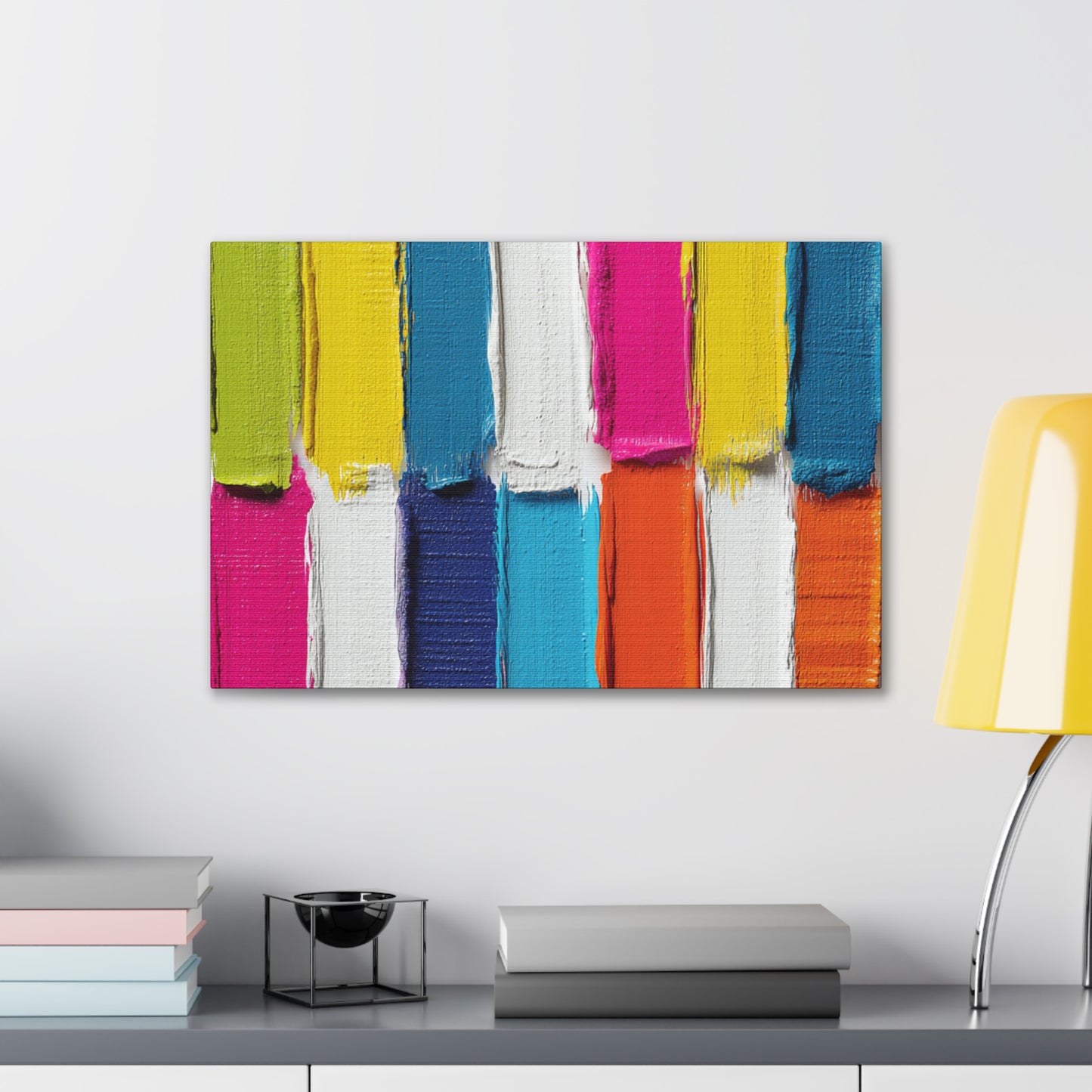 Acrylic Abstract Canvas Print - Richly Textured Artistry