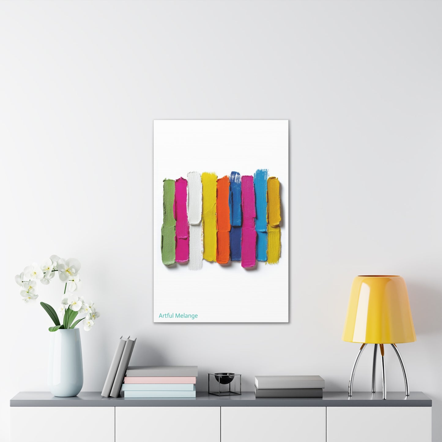 Acrylic Abstract Canvas Print - Richly Textured Artistry