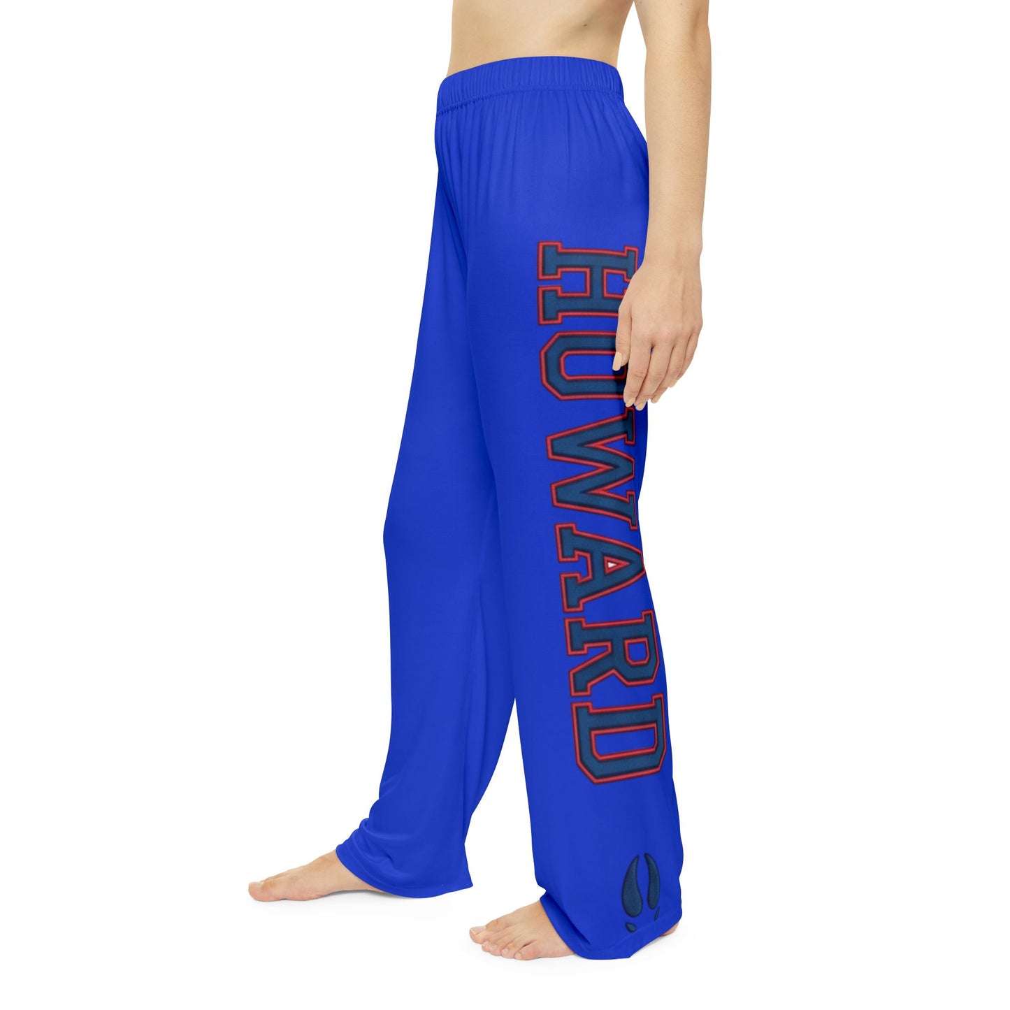 Howard-Inspired Women’s Pajama Pants | HBCU Lounge Bottoms/ Blue