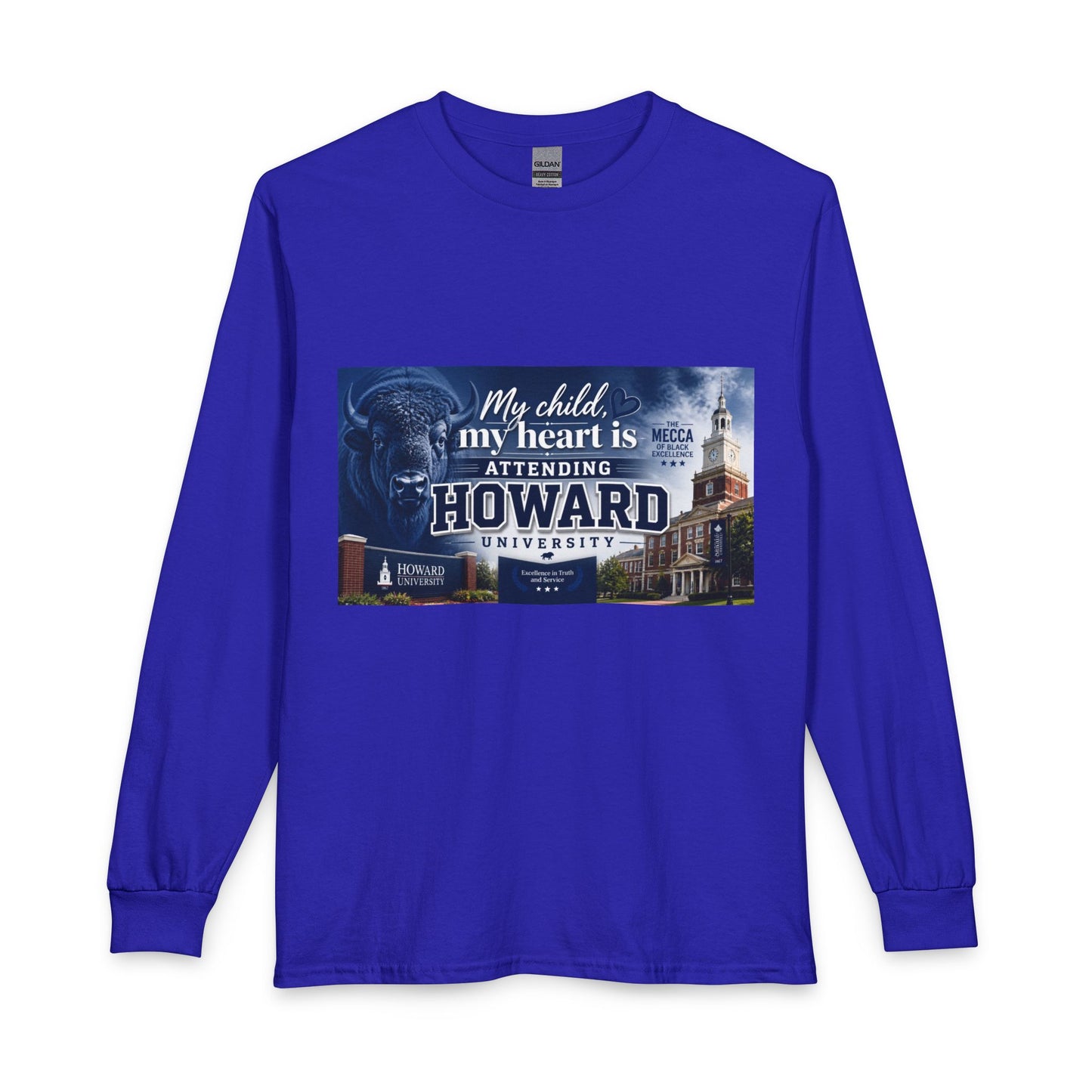 Howard University Pride Family Statement/Unisex Long Sleeve T-Shirt