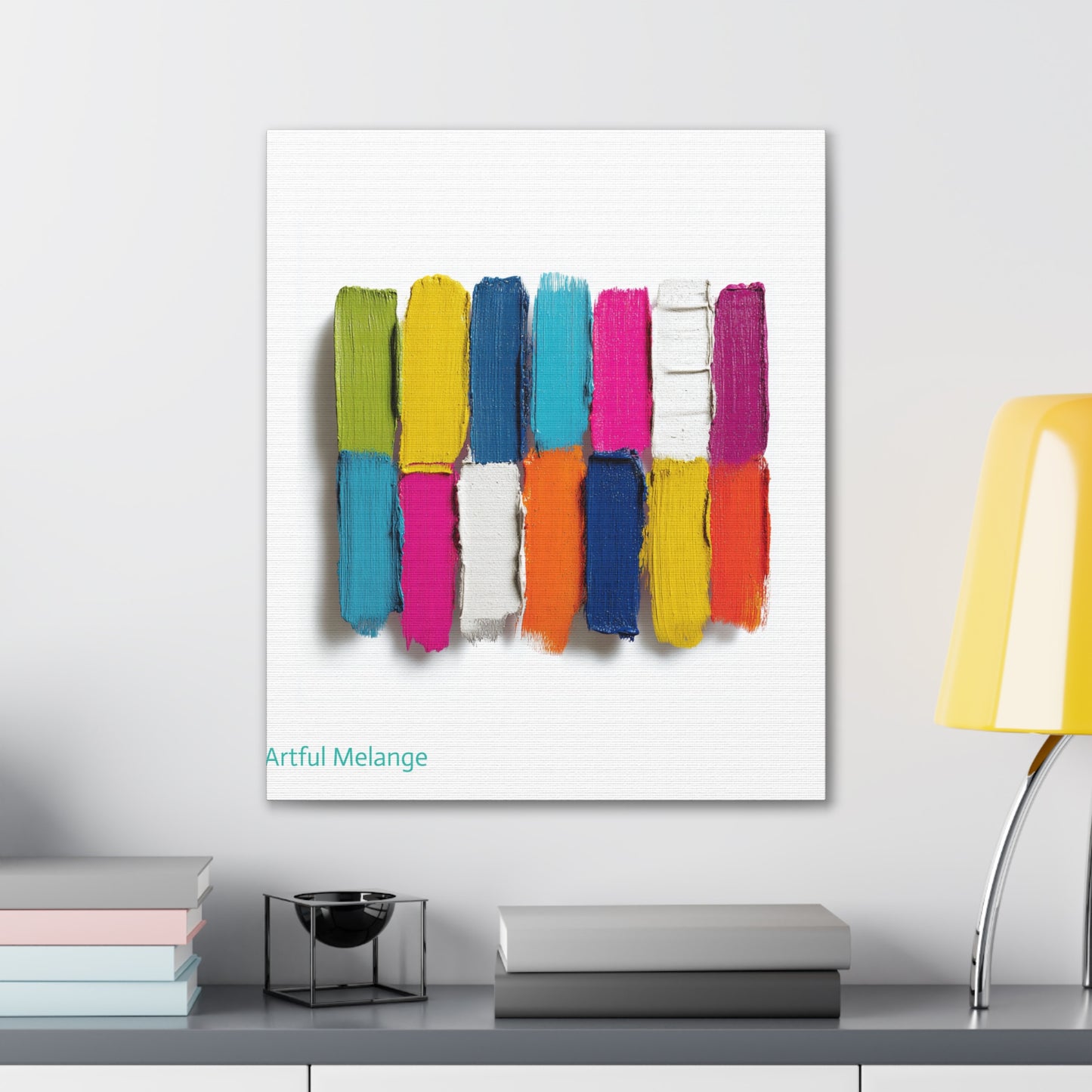 Acrylic Abstract Canvas Print - Richly Textured Artistry