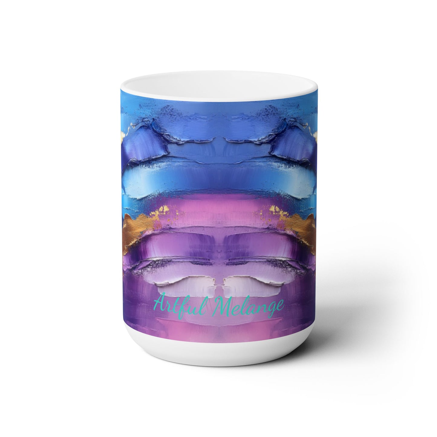 Artsy Abstract Ceramic Mug 15oz