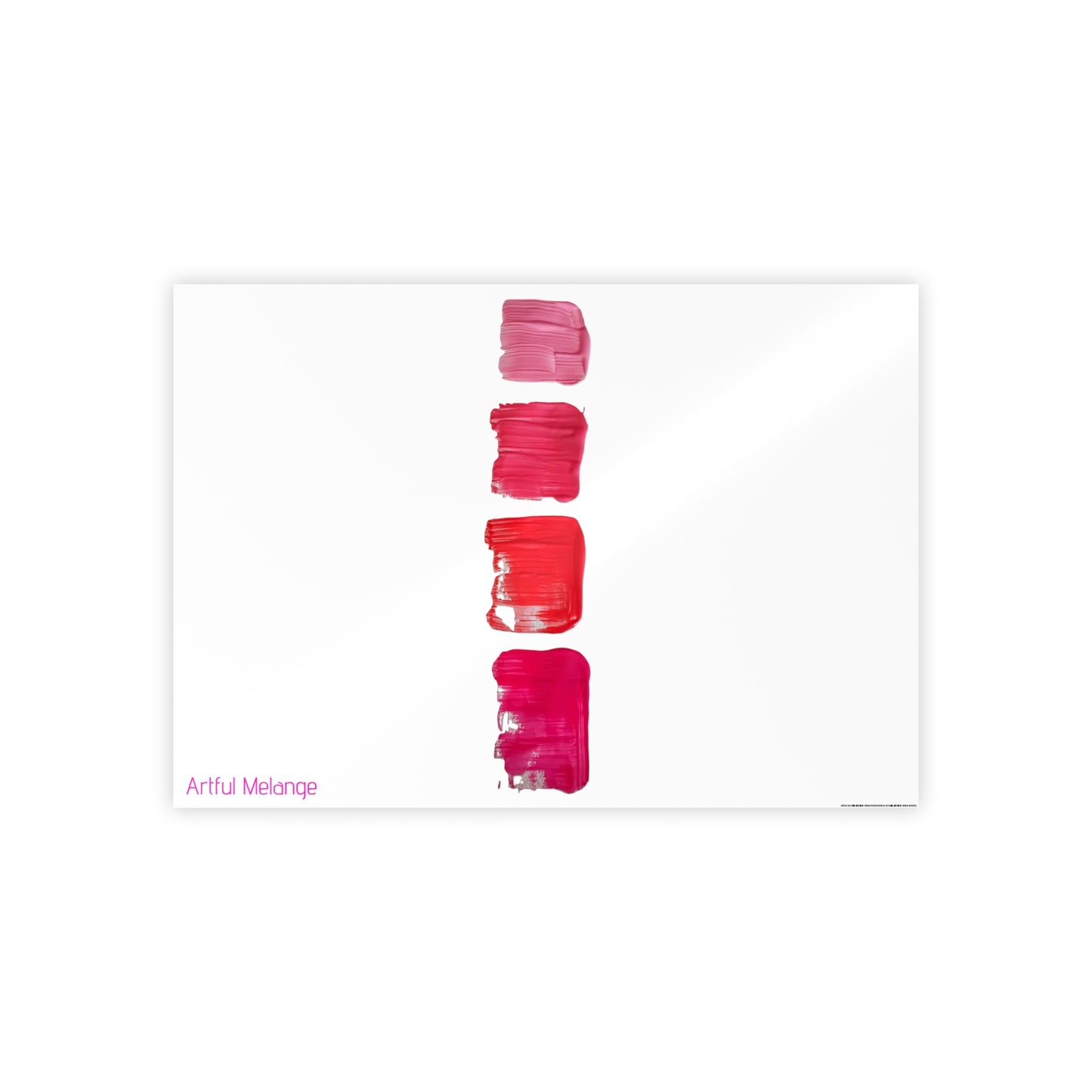 Gleaming Acrylic Abstract Poster: A Spectrum of Colorful Elegance
