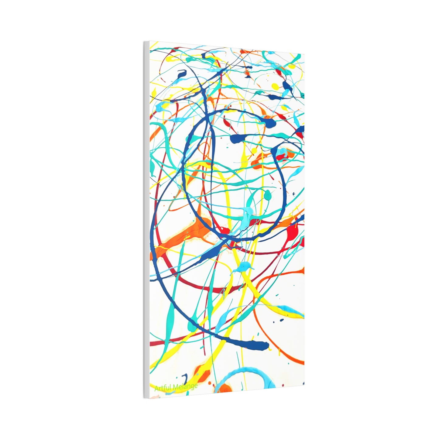 Acrylic Abstract Canvas Print - Richly Textured Artistry