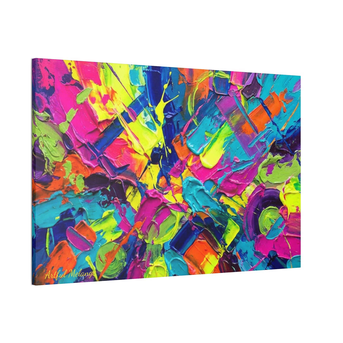Acrylic Abstract Canvas Print - Richly Textured Artistry