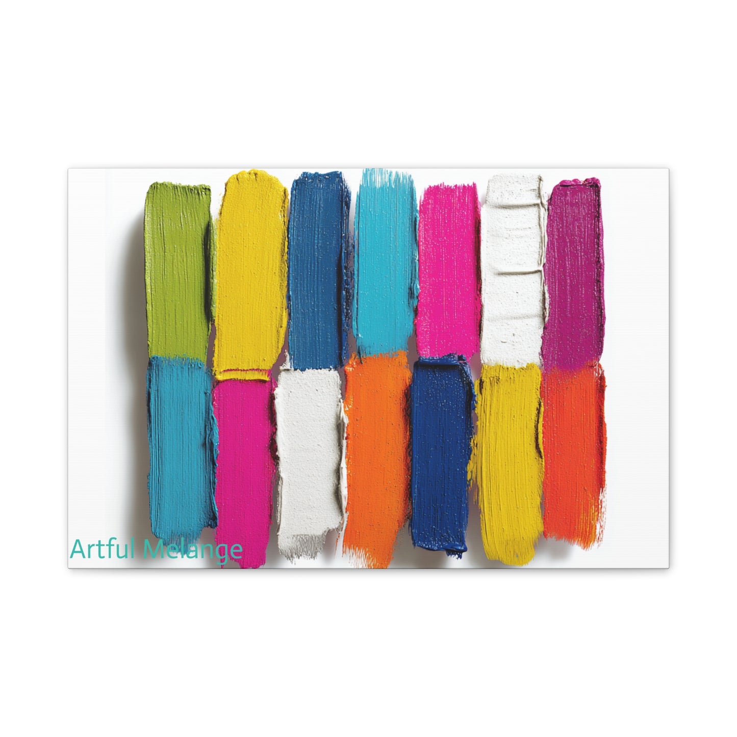 Acrylic Abstract Canvas Print - Richly Textured Artistry