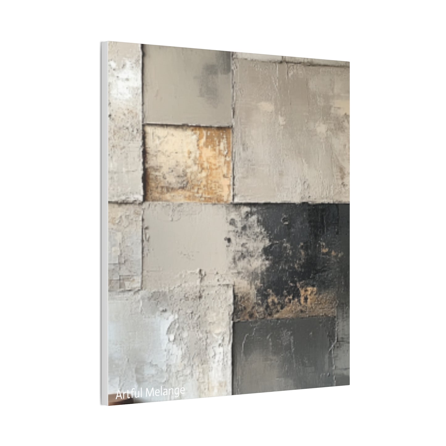 Acrylic Abstract Canvas Print - Richly Textured Artistry