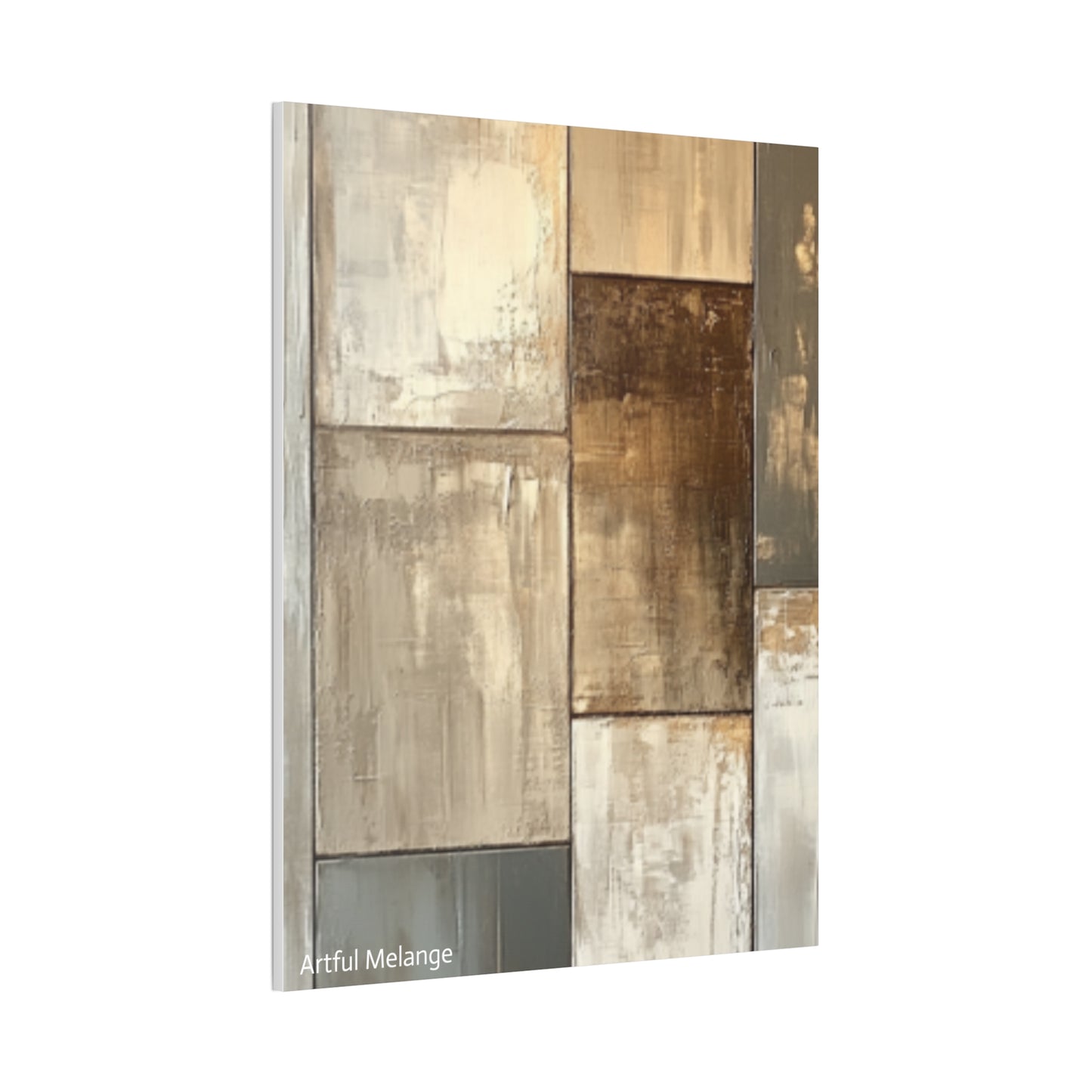 Acrylic Abstract Canvas Print - Richly Textured Artistry