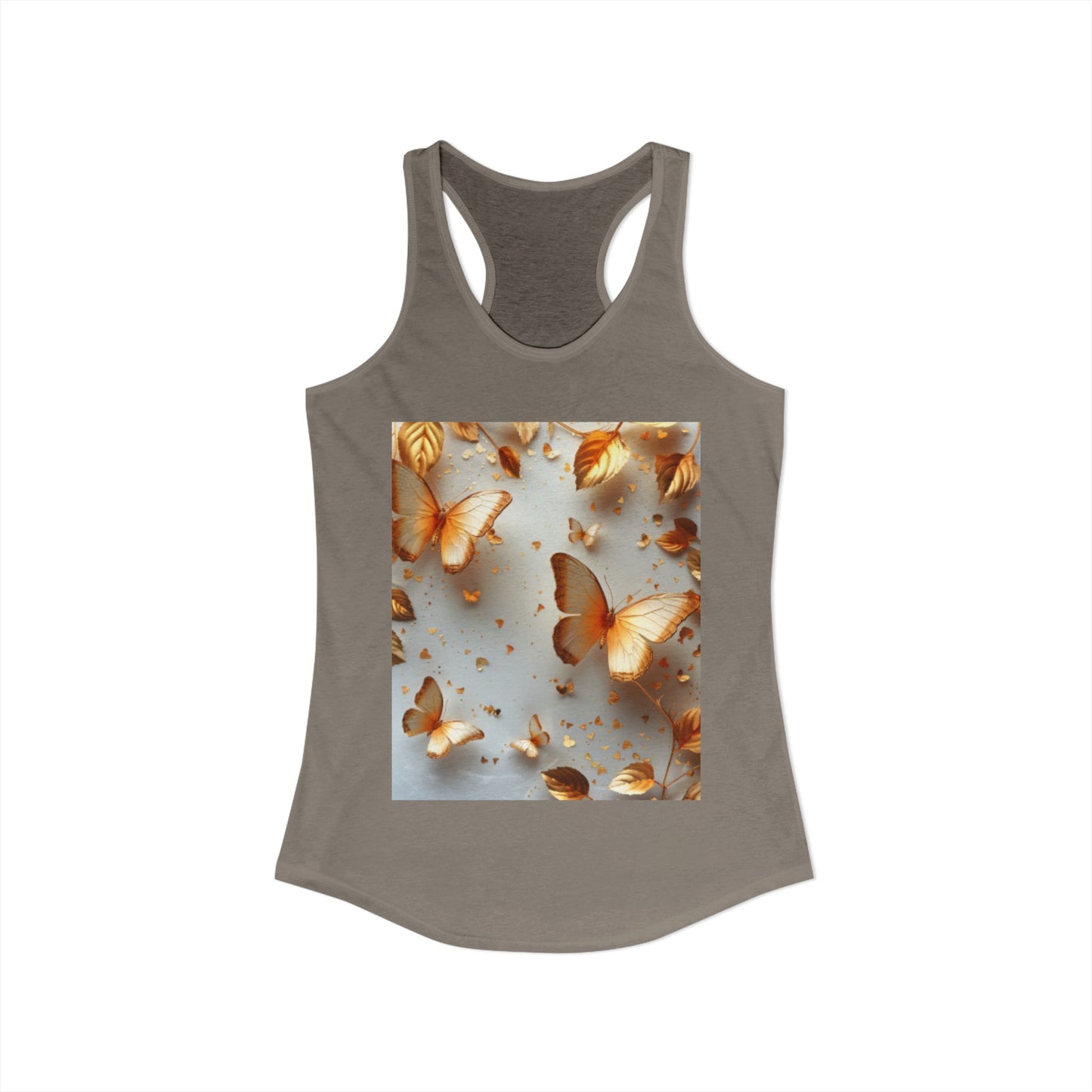 Flutter & Flow | Women's Razorback  T-Shirts with Artistic Butterflies 5