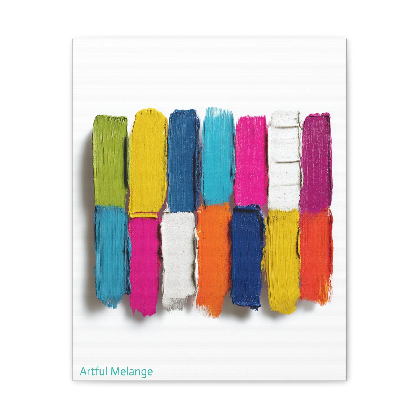 Acrylic Abstract Canvas Print - Richly Textured Artistry