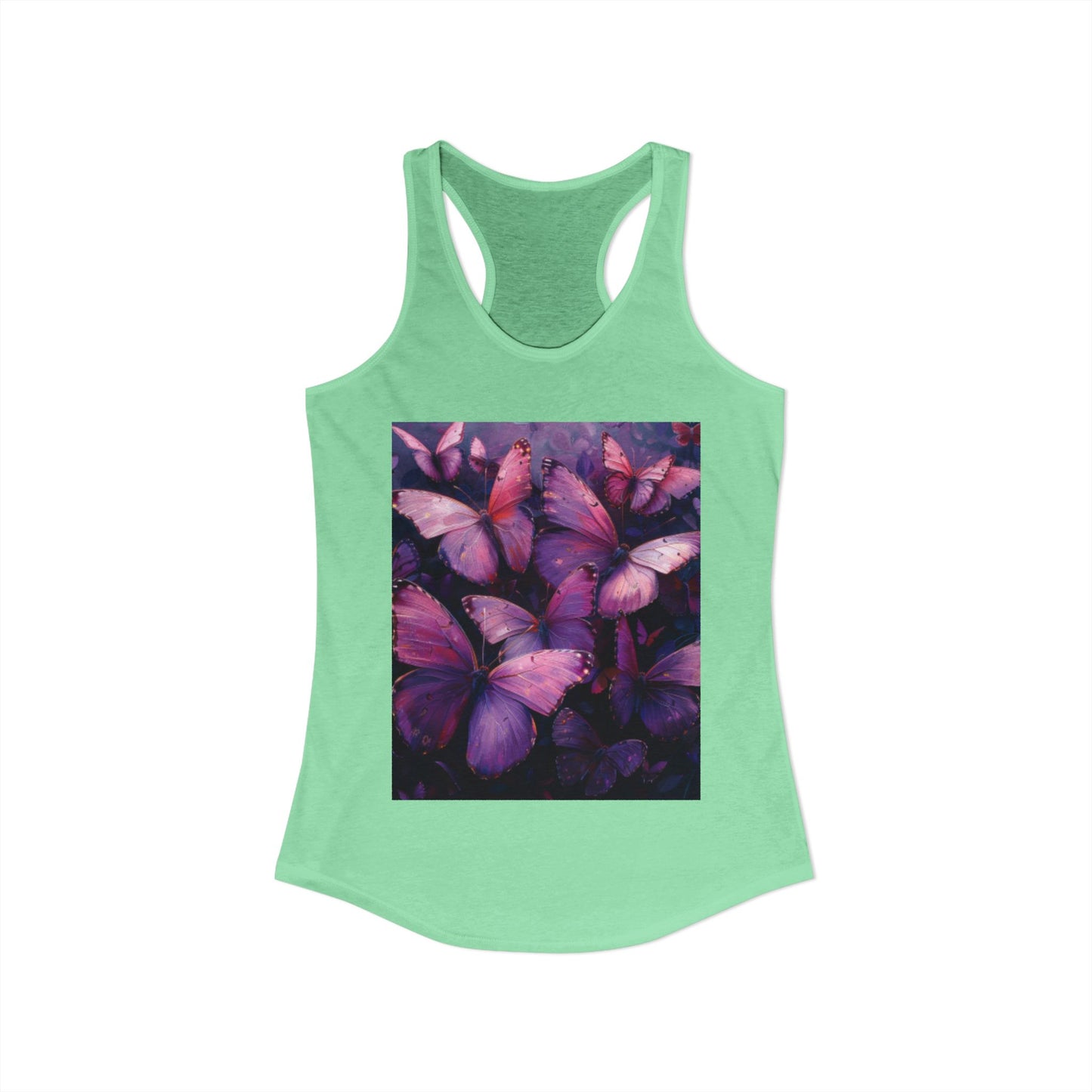 Flutter & Flow | Women's Razorback White T-Shirts with Artistic Butterflies 3