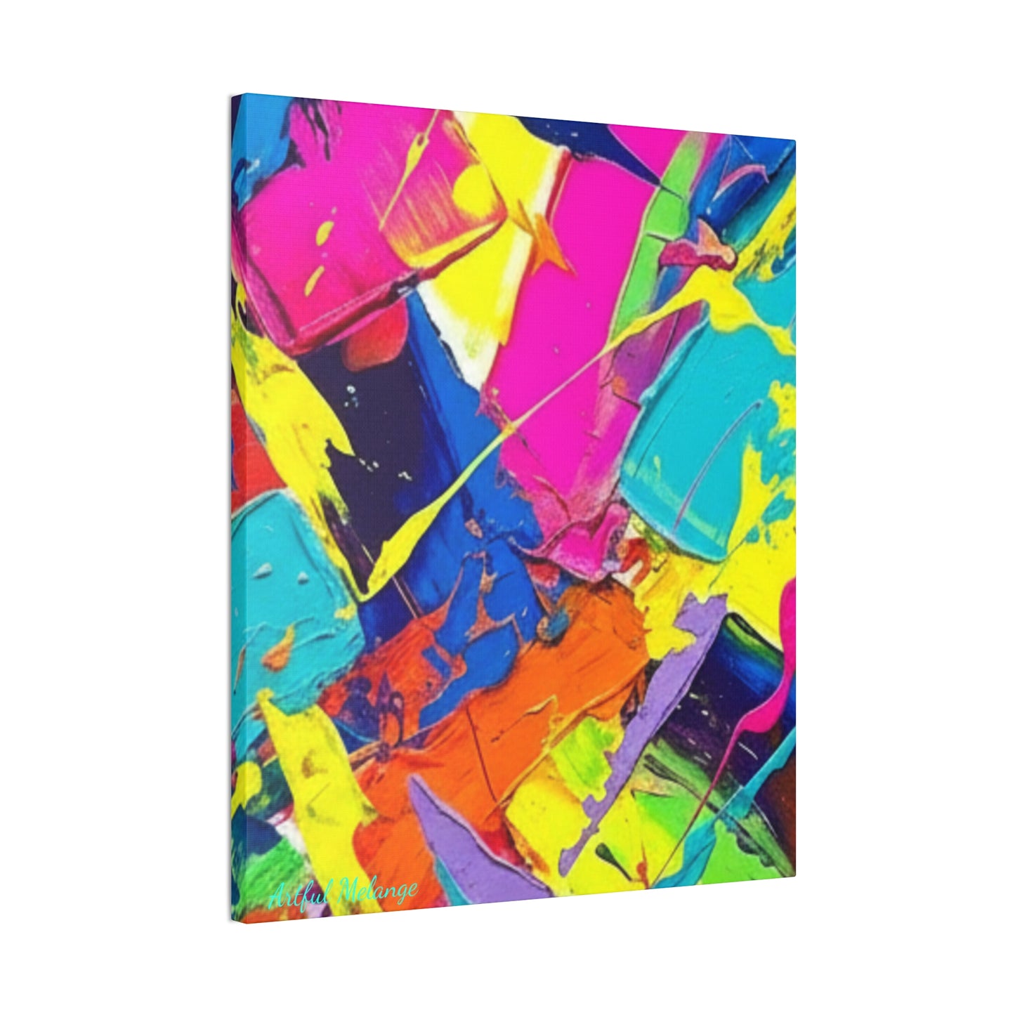 Acrylic Abstract Canvas Print - Richly Textured Artistry