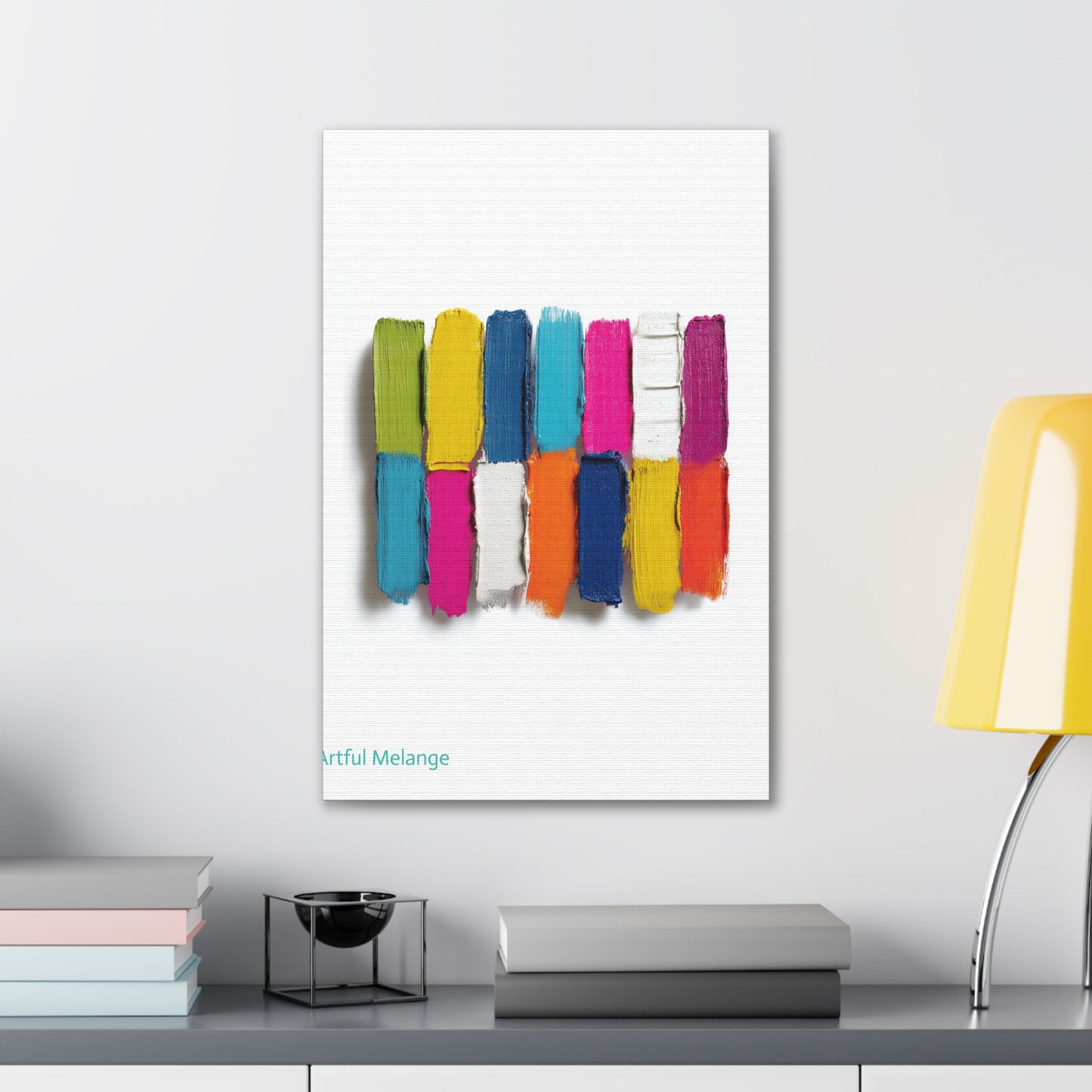 Acrylic Abstract Canvas Print - Richly Textured Artistry