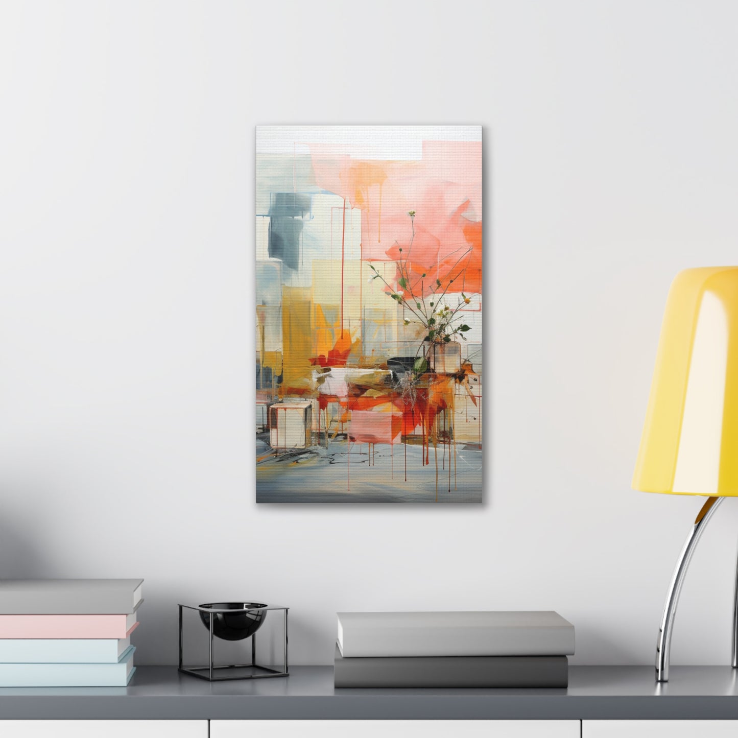Timeless Elegance: Refined Muted Hues Canvas Print for Sophisticated Living Spaces