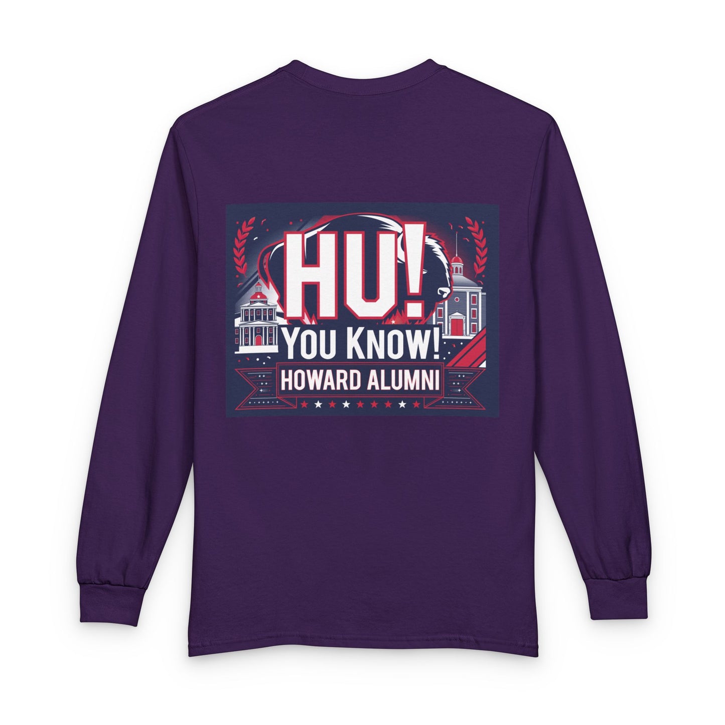 Howard University Heritage Reserve/Unisex Long Sleeve T-Shirt 3