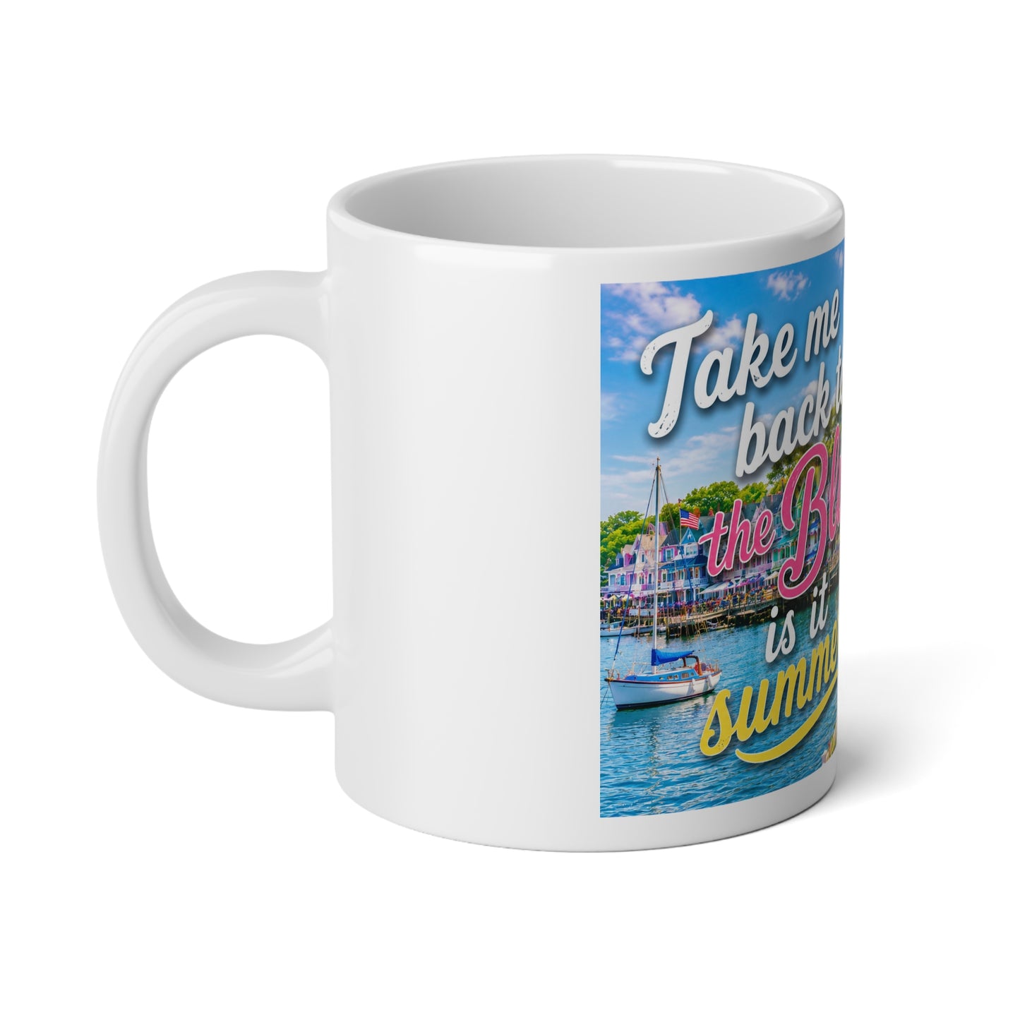 Take Me Back to the Bluffs 20 oz Mug | Oak Bluffs Vineyard Town Scenes