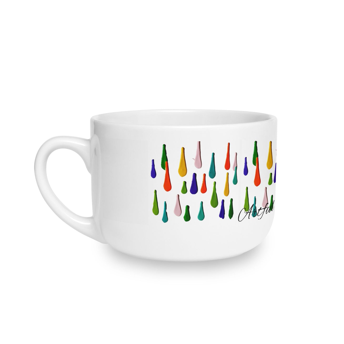 ChromaSoul™ Abstract Latte Mug Collection, 25oz