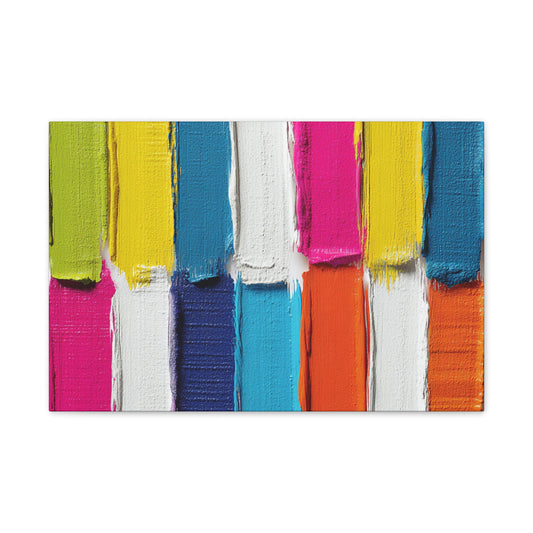 Acrylic Abstract Canvas Print - Richly Textured Artistry