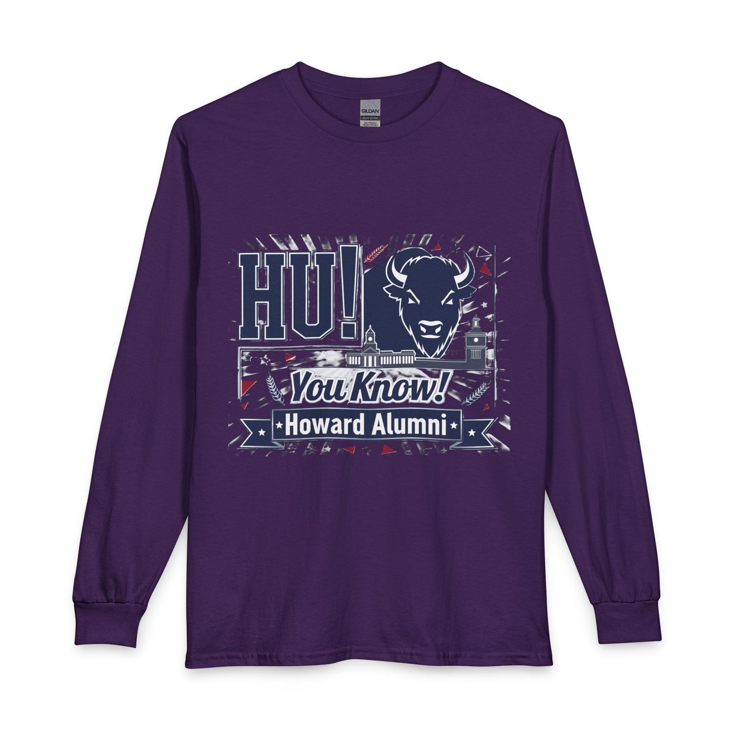Howard University Heritage Reserve/Unisex Long Sleeve T-Shirt 6