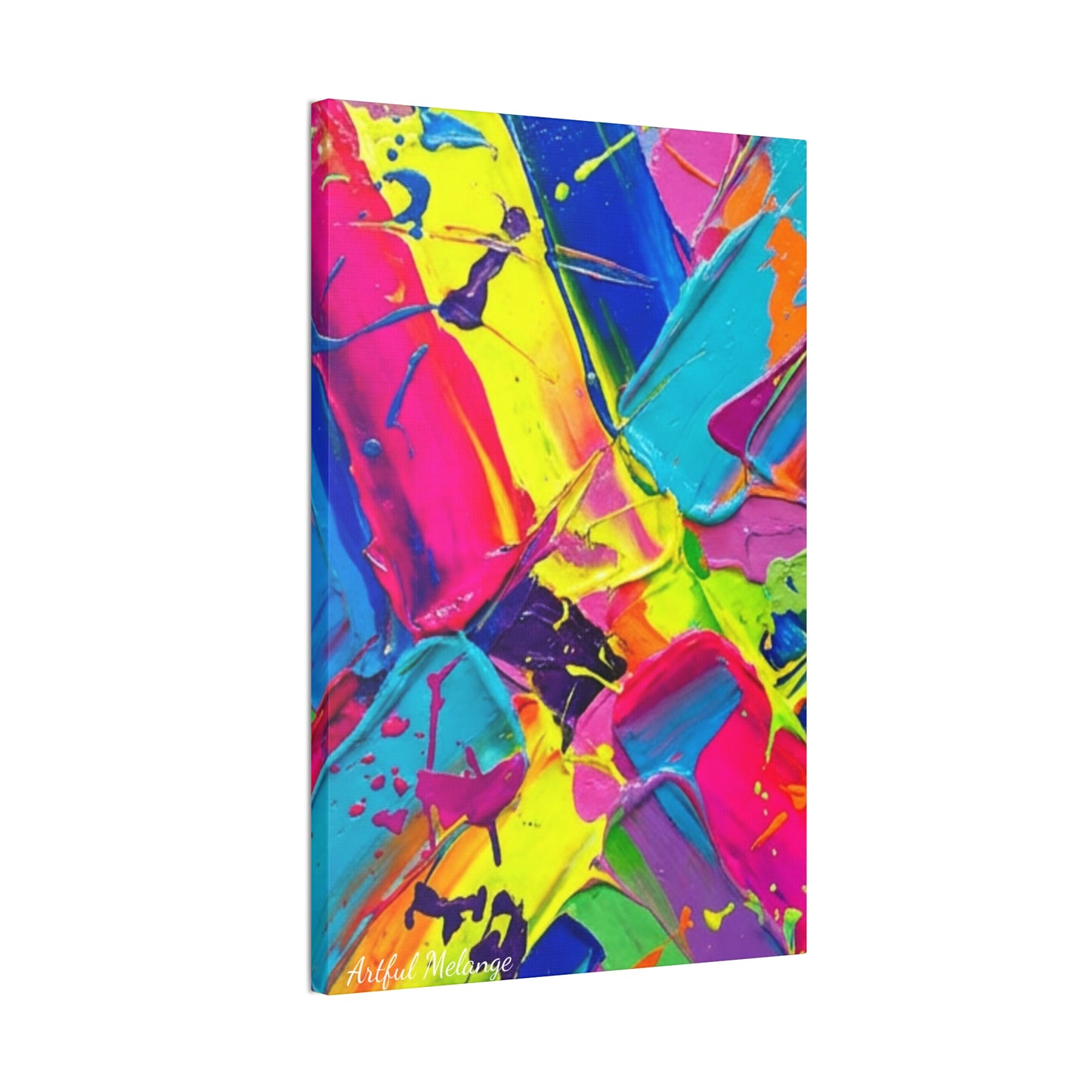 Acrylic Abstract Canvas Print - Richly Textured Artistry