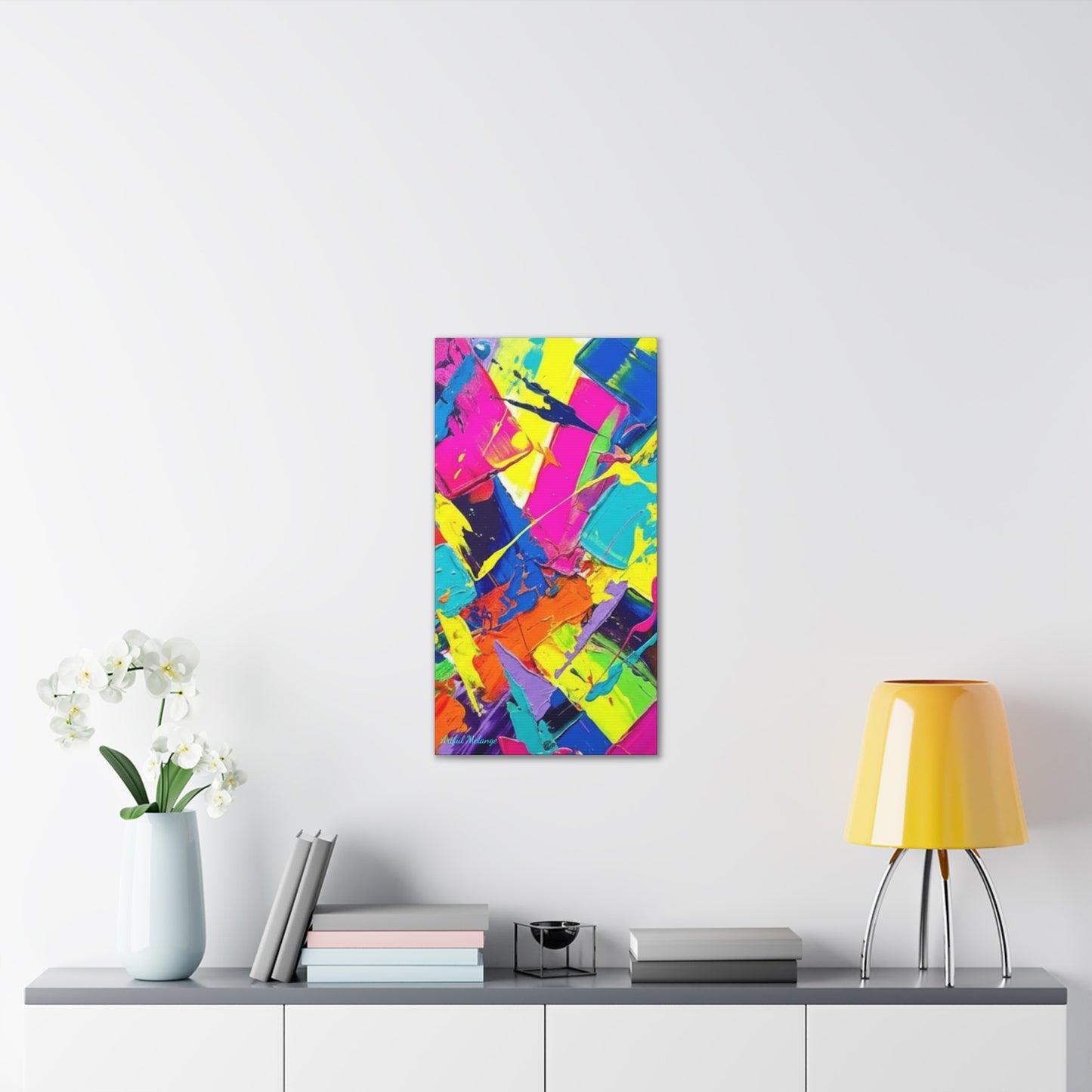 Acrylic Abstract Canvas Print - Richly Textured Artistry