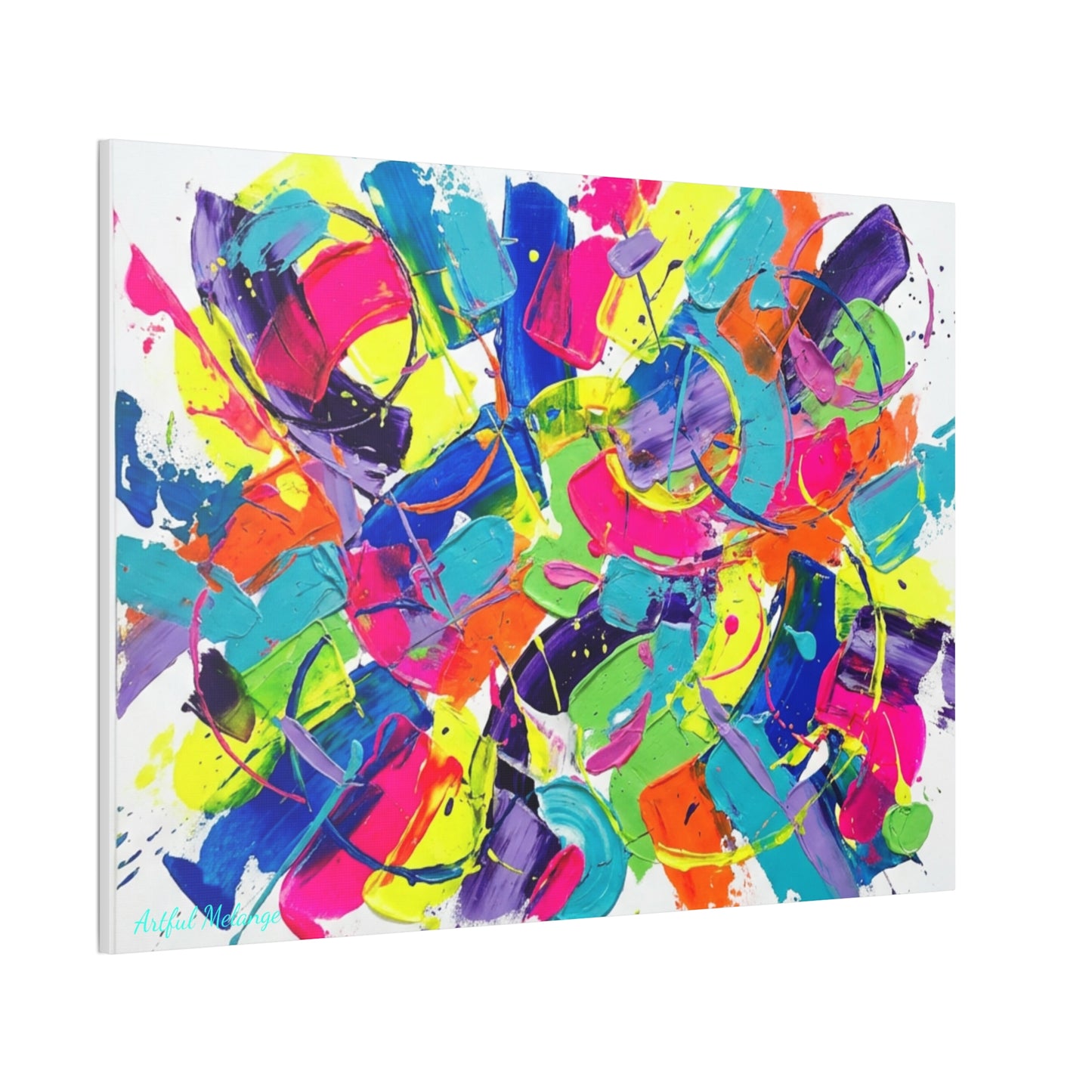 Acrylic Abstract Canvas Print - Richly Textured Artistry