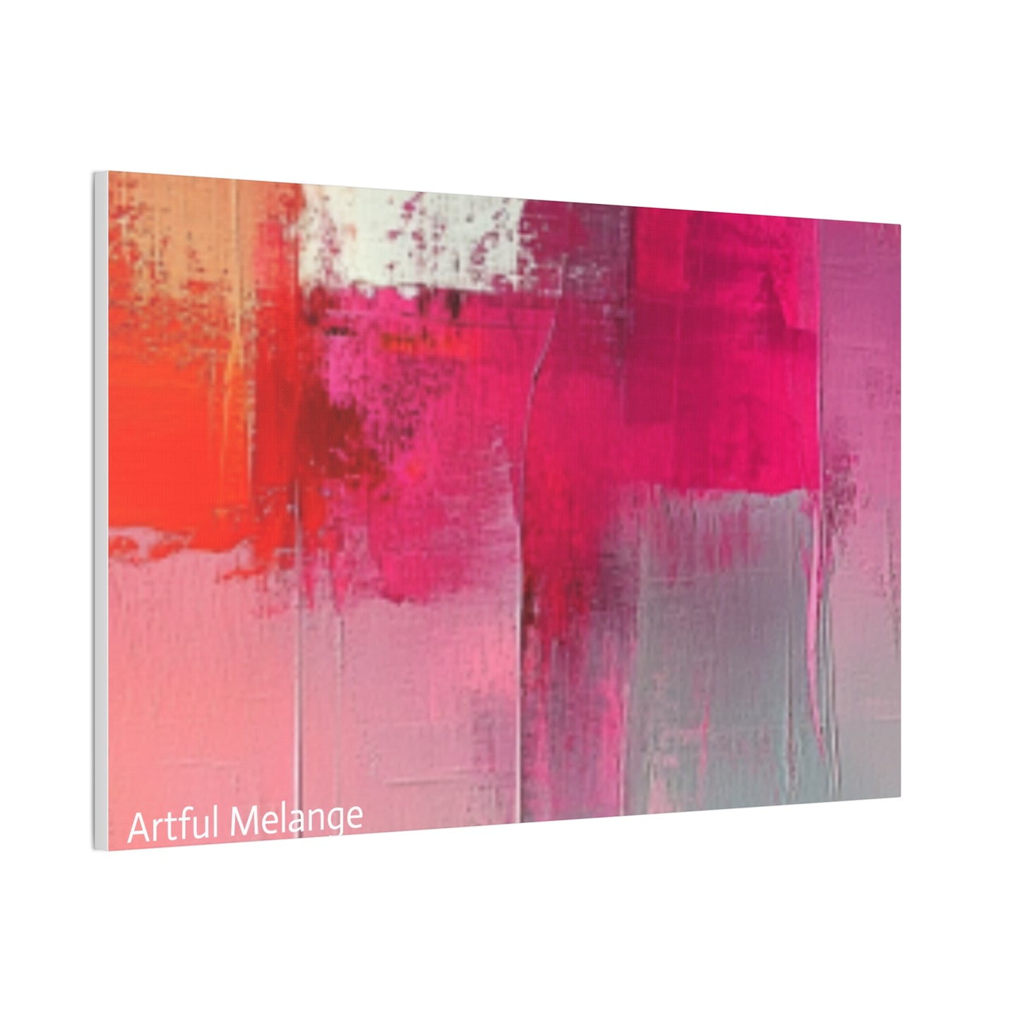 Acrylic Abstract Canvas Print - Richly Textured Artistry