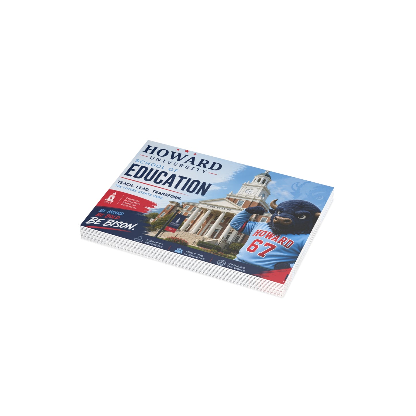 Howard University School of Education Postcard Set 1 (envelopes included)
