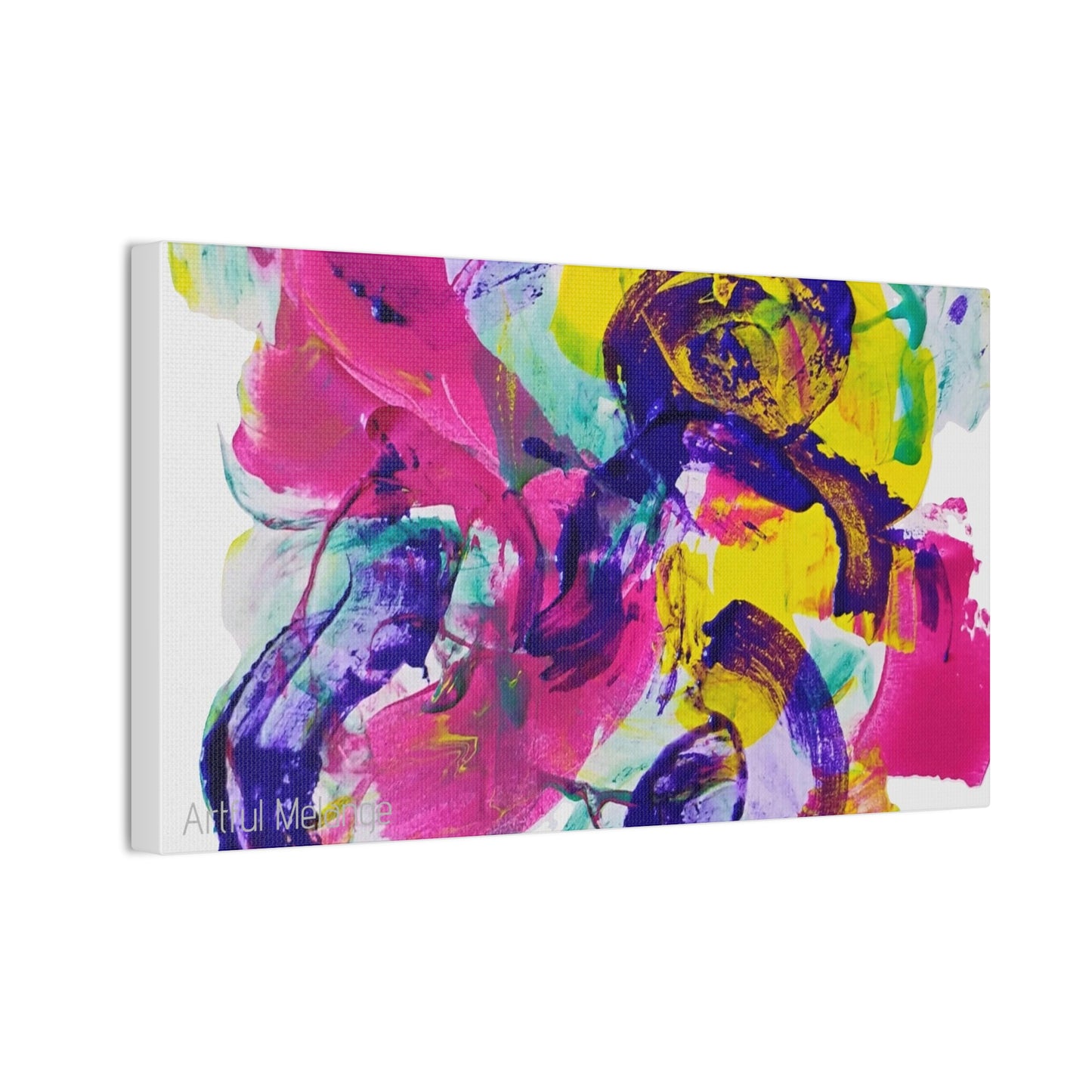 Primary Elegance: A Symphony of Sophistication Canvas Print