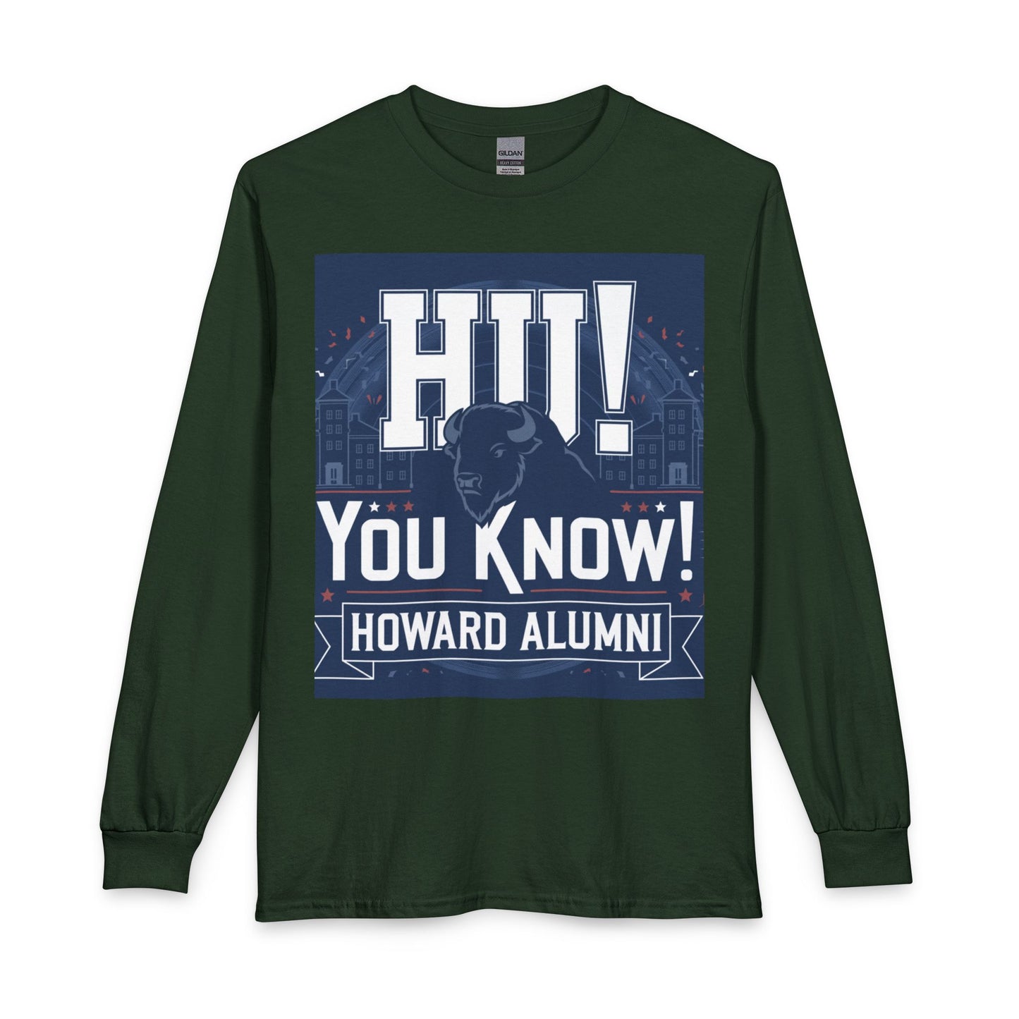 Howard University Heritage Reserve/Unisex Long Sleeve T-Shirt 6