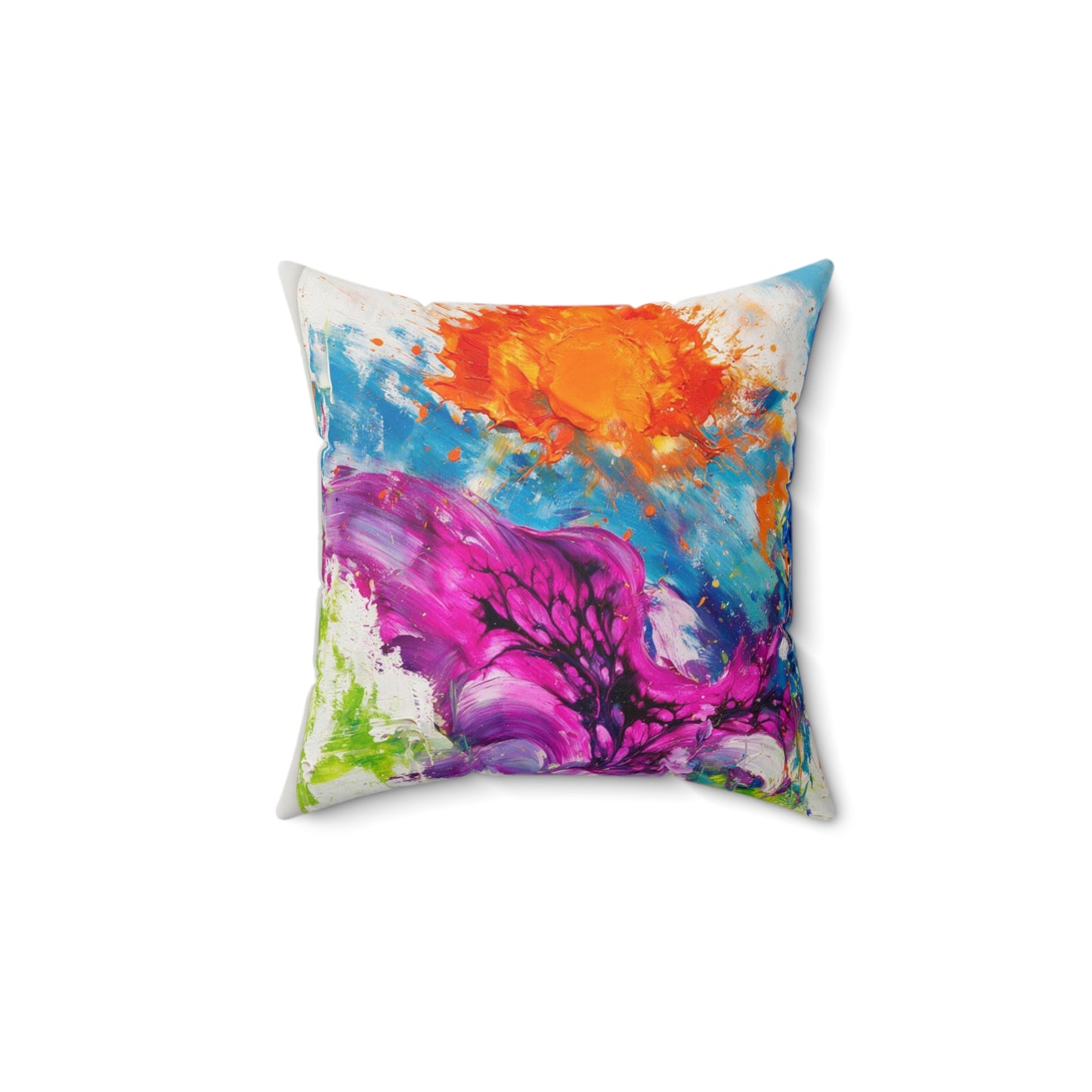 Artistic Abstractions: Abstract Acrylic Art Pillows Collection