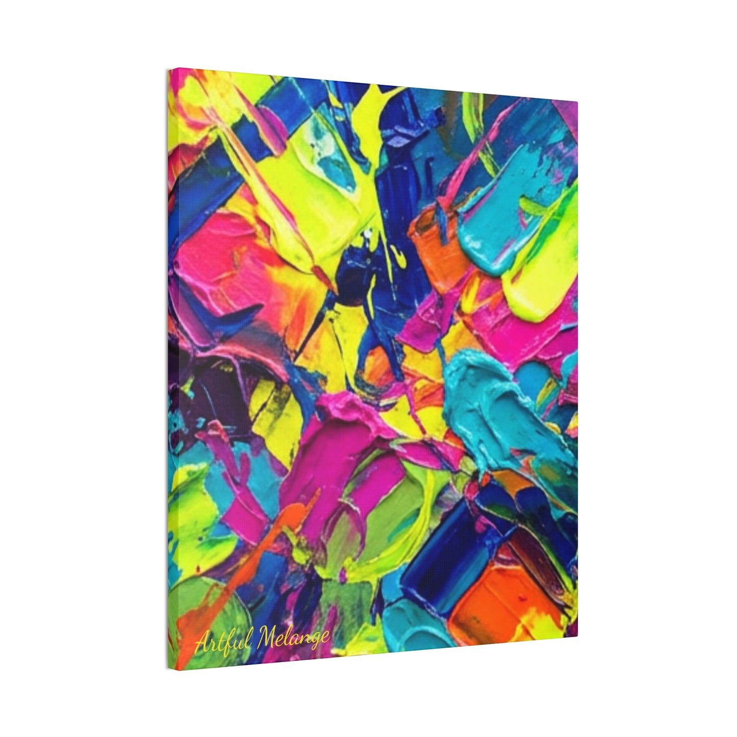 Acrylic Abstract Canvas Print - Richly Textured Artistry